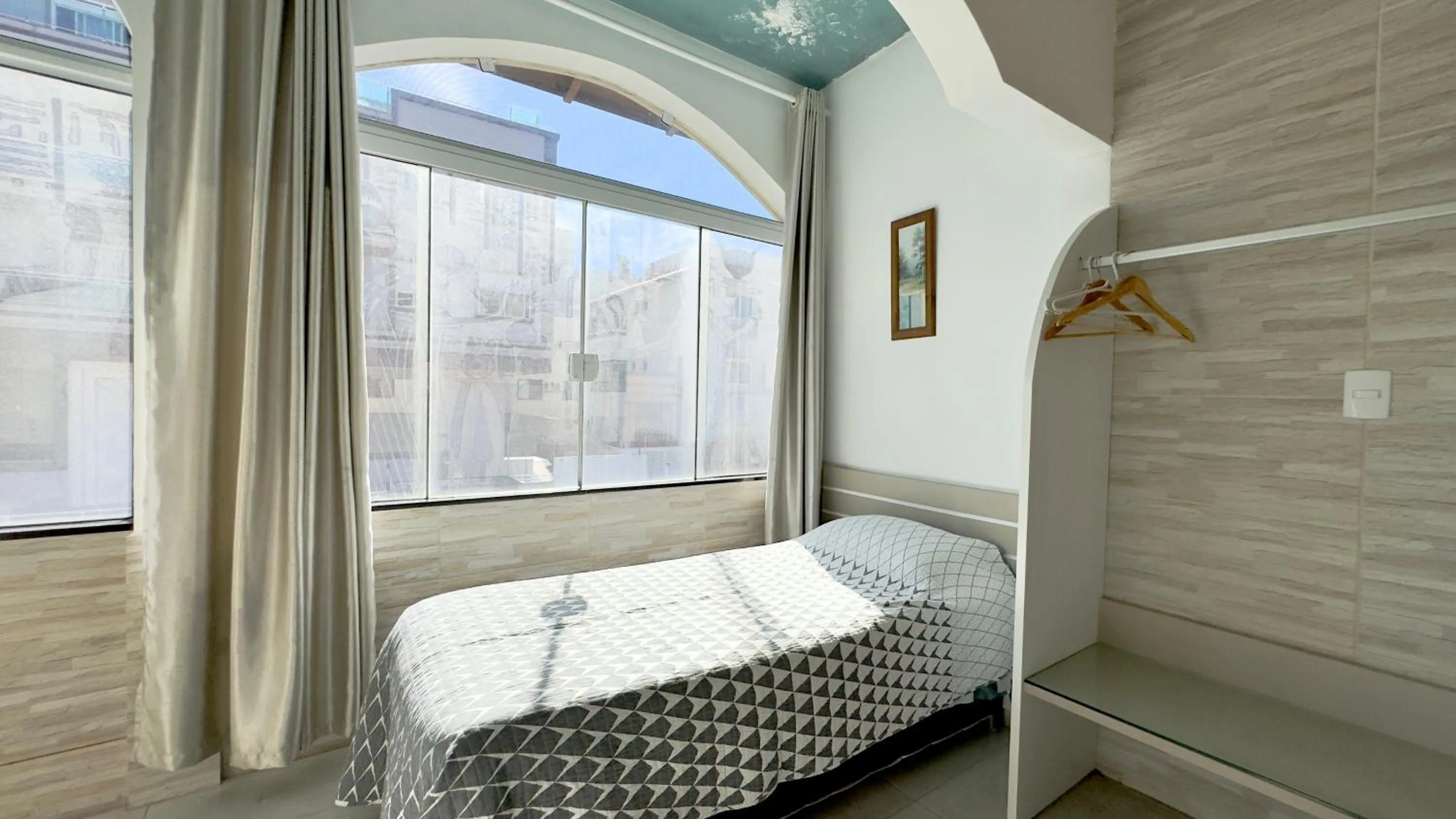 Bed in Hotel das Palmas