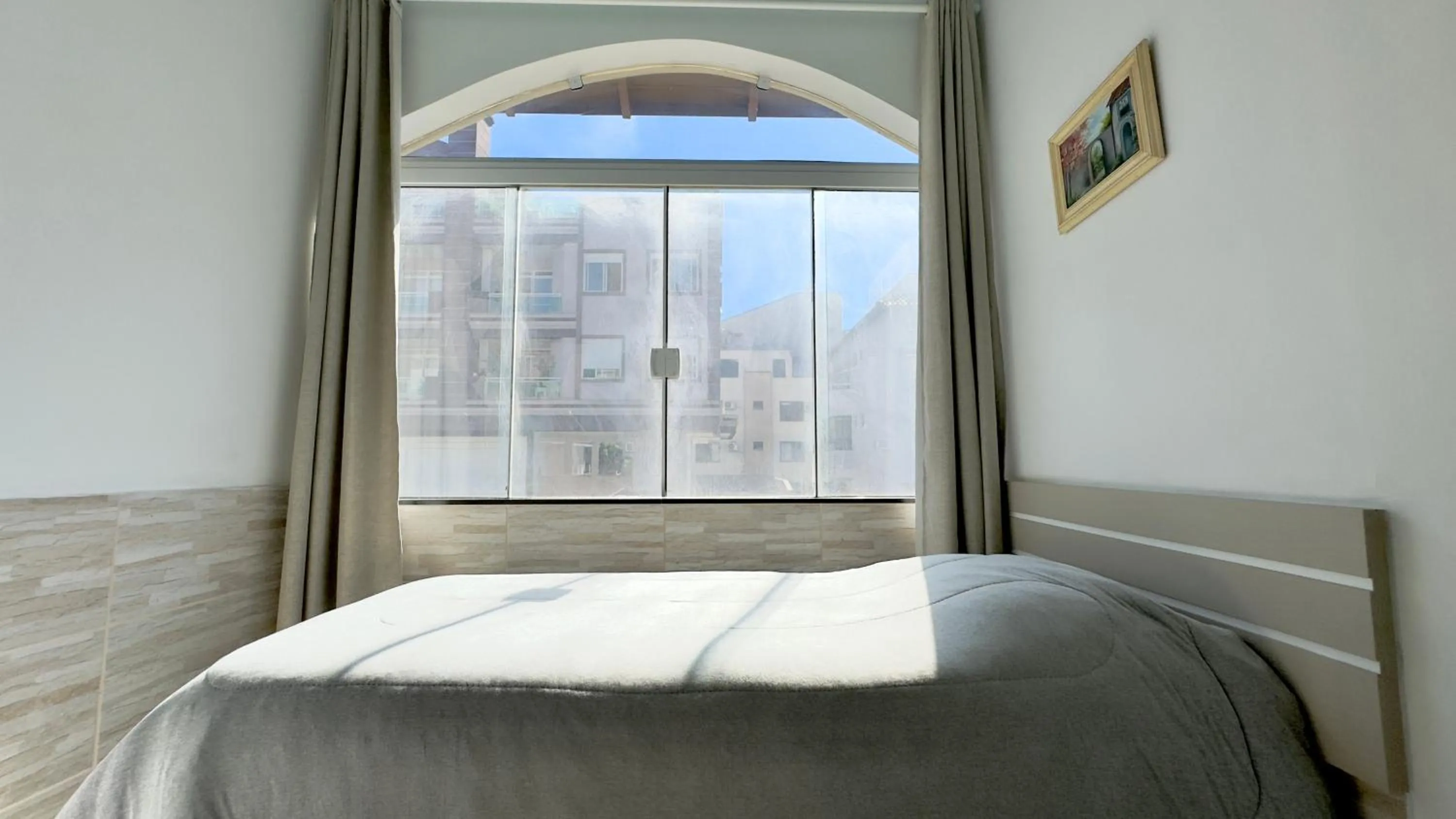 Bed in Hotel das Palmas