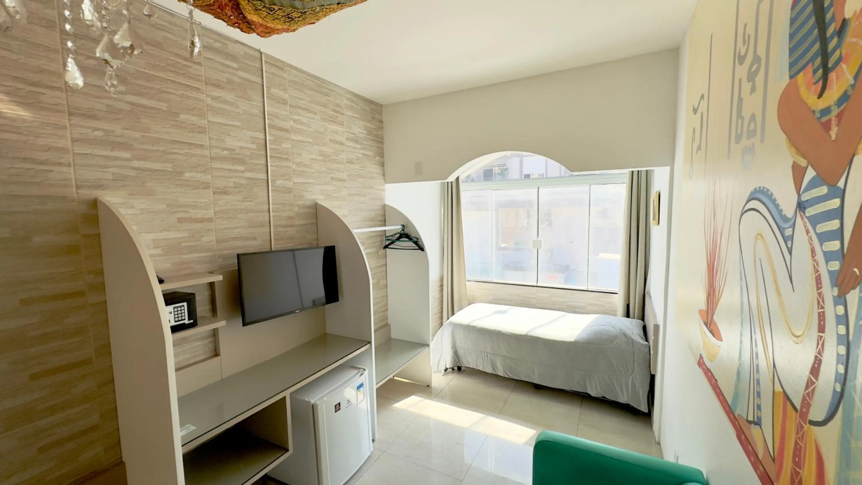 Bed in Hotel das Palmas