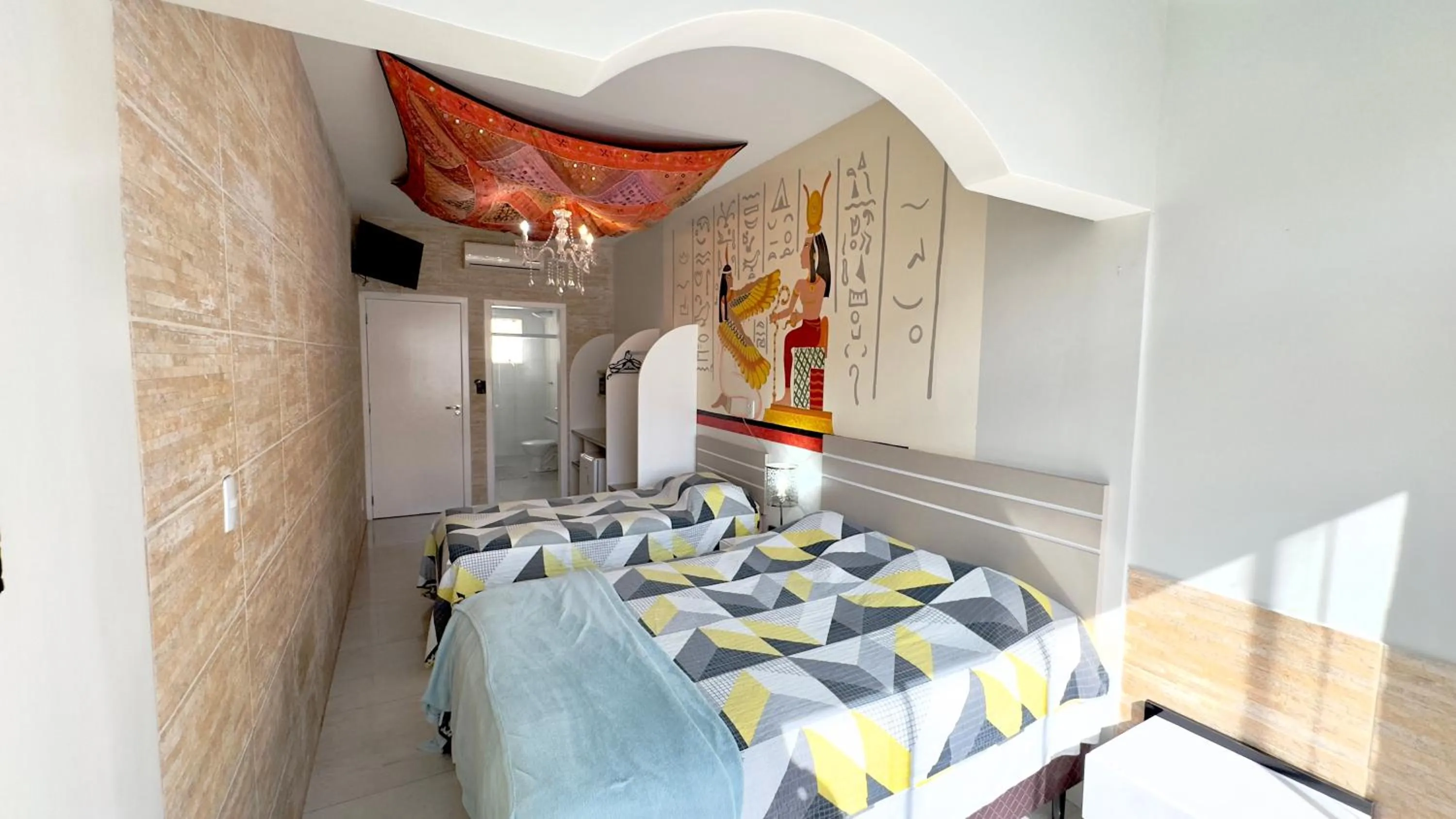 Bed in Hotel das Palmas