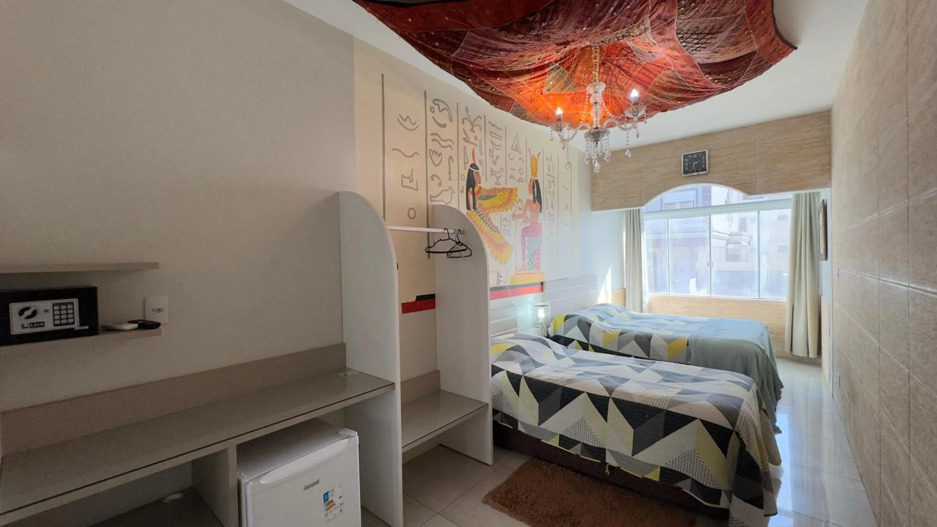 Bed in Hotel das Palmas