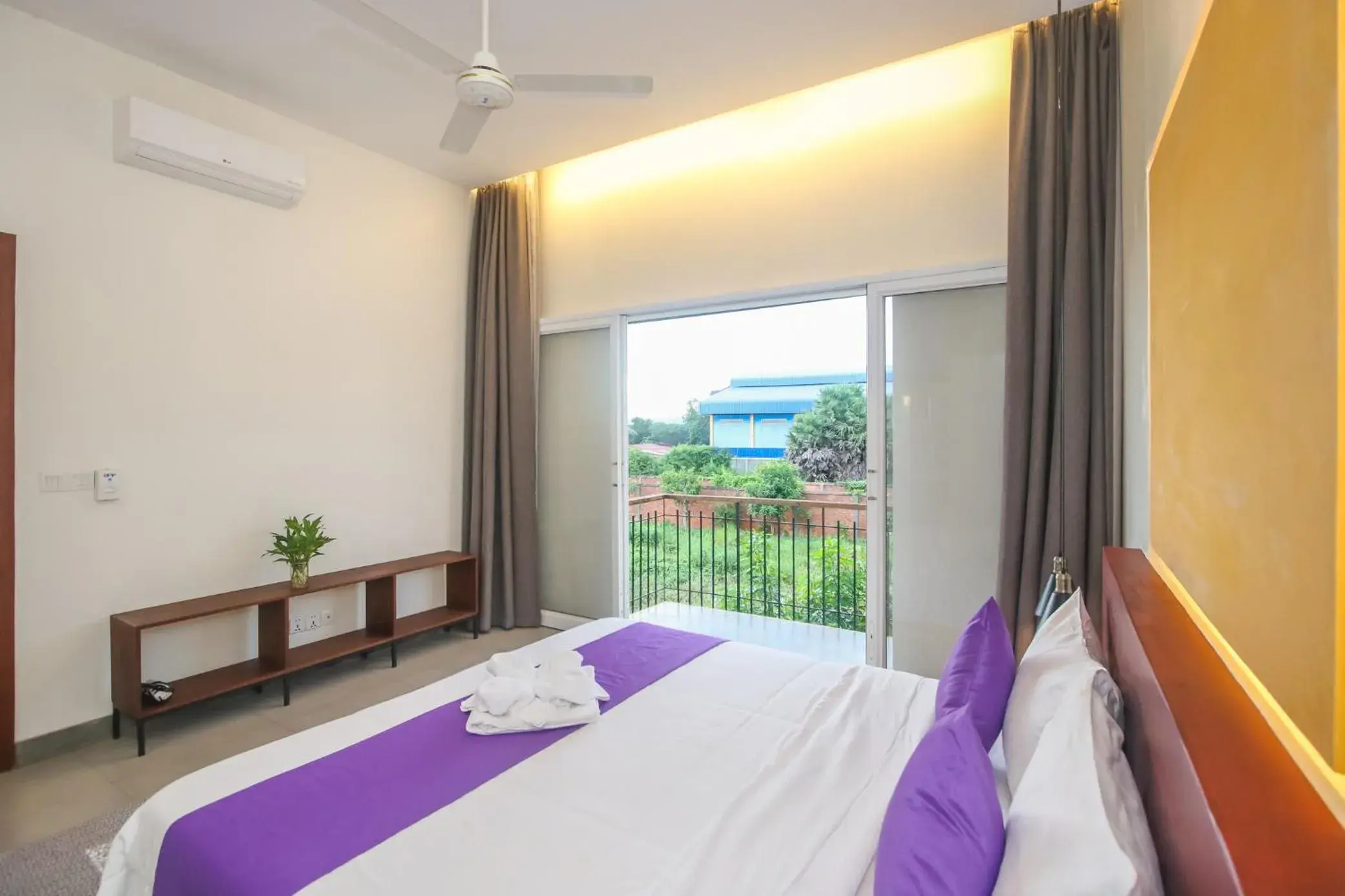 Balcony/Terrace, Bed in Phan NaTa Apartment Balcony/Terrace, Bed in Phan NaTa Apartment