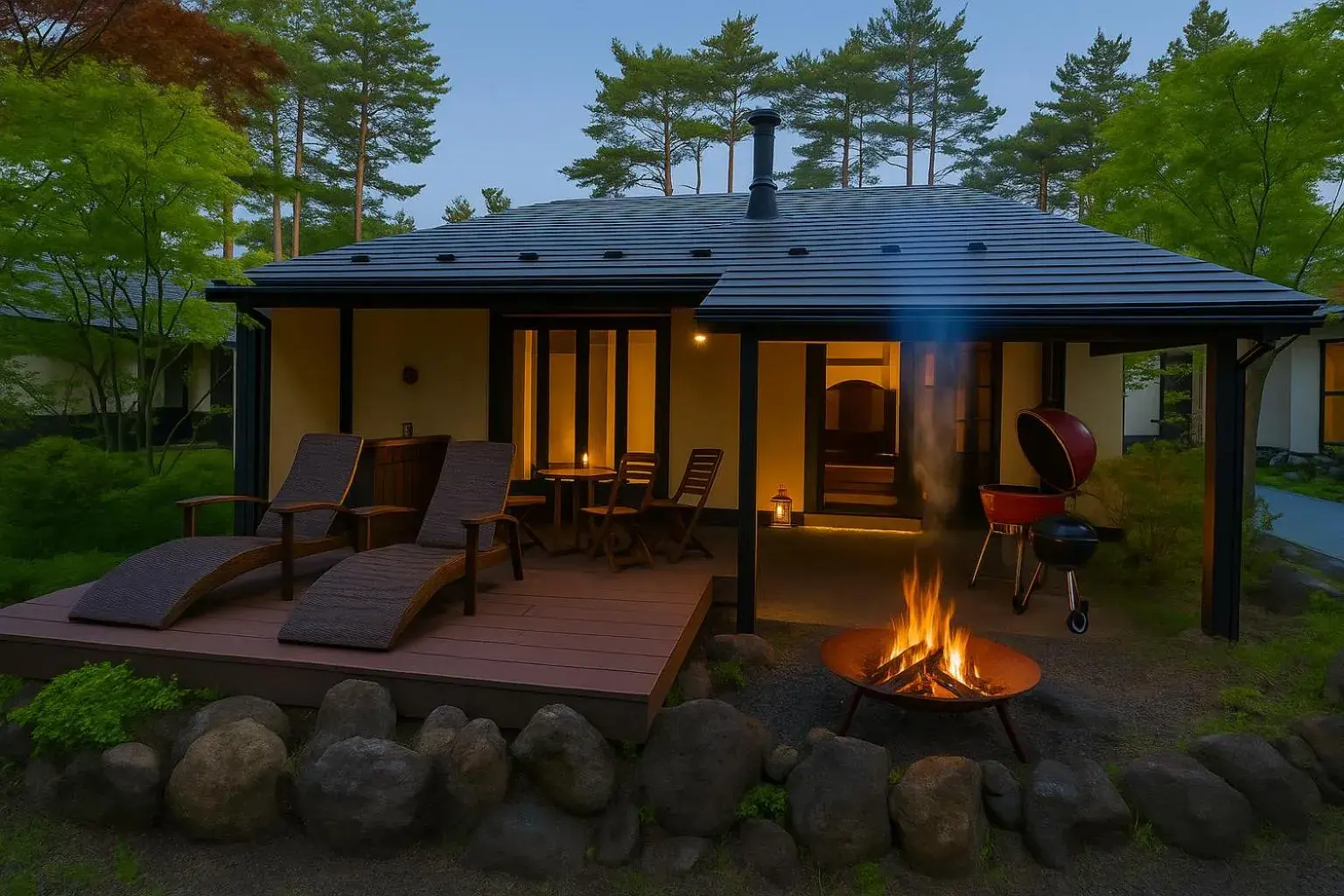 Property building in HANZ OUTDOOR RESORT -formerly GLAMPING VILLA HANZ KAWAGUCHIKO Property building in HANZ OUTDOOR RESORT -formerly GLAMPING VILLA HANZ KAWAGUCHIKO