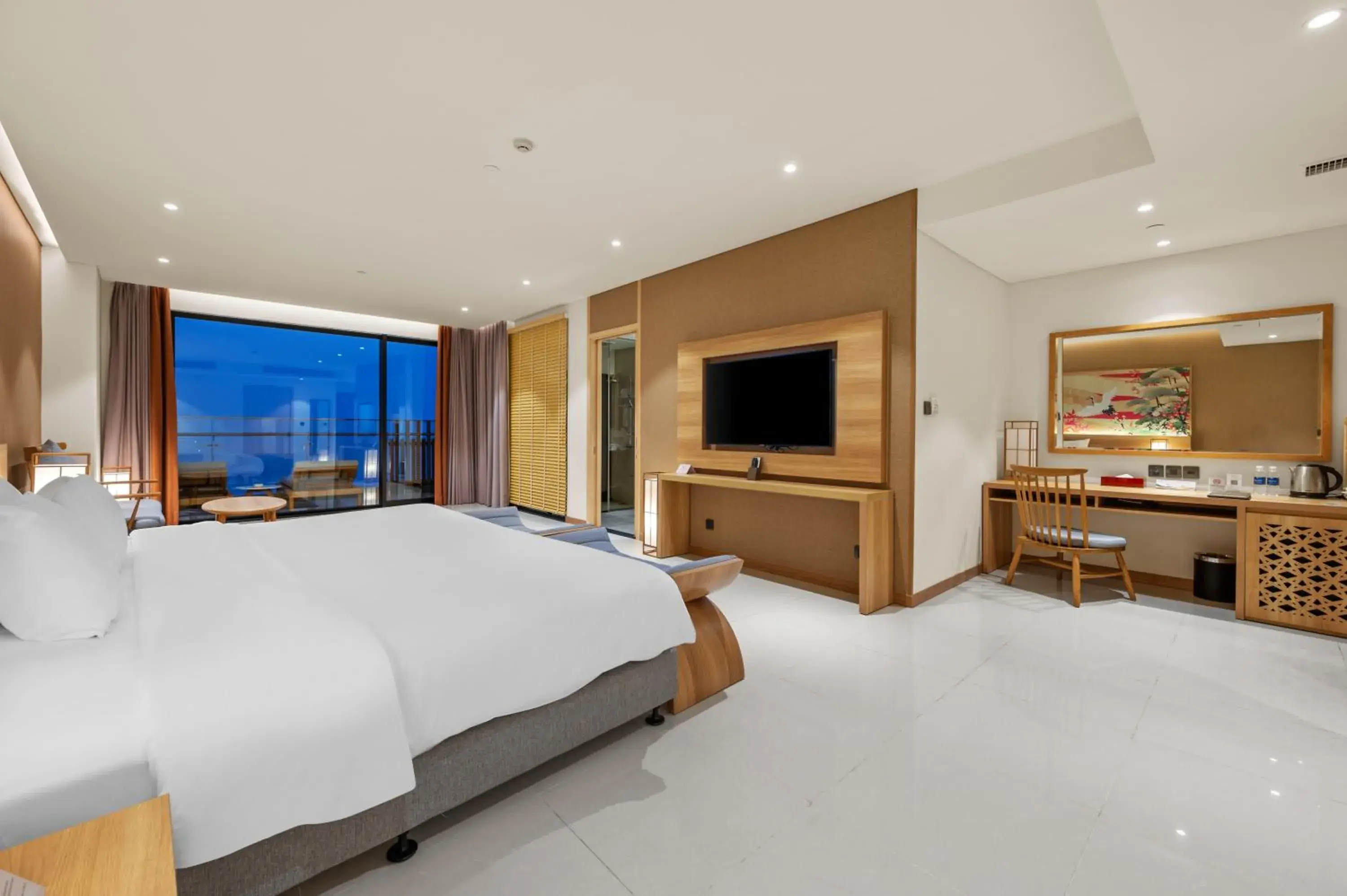 View (from property/room), Bed in Da Nang - Mikazuki Japanese Resorts & Spa View (from property/room), Bed in Da Nang - Mikazuki Japanese Resorts & Spa