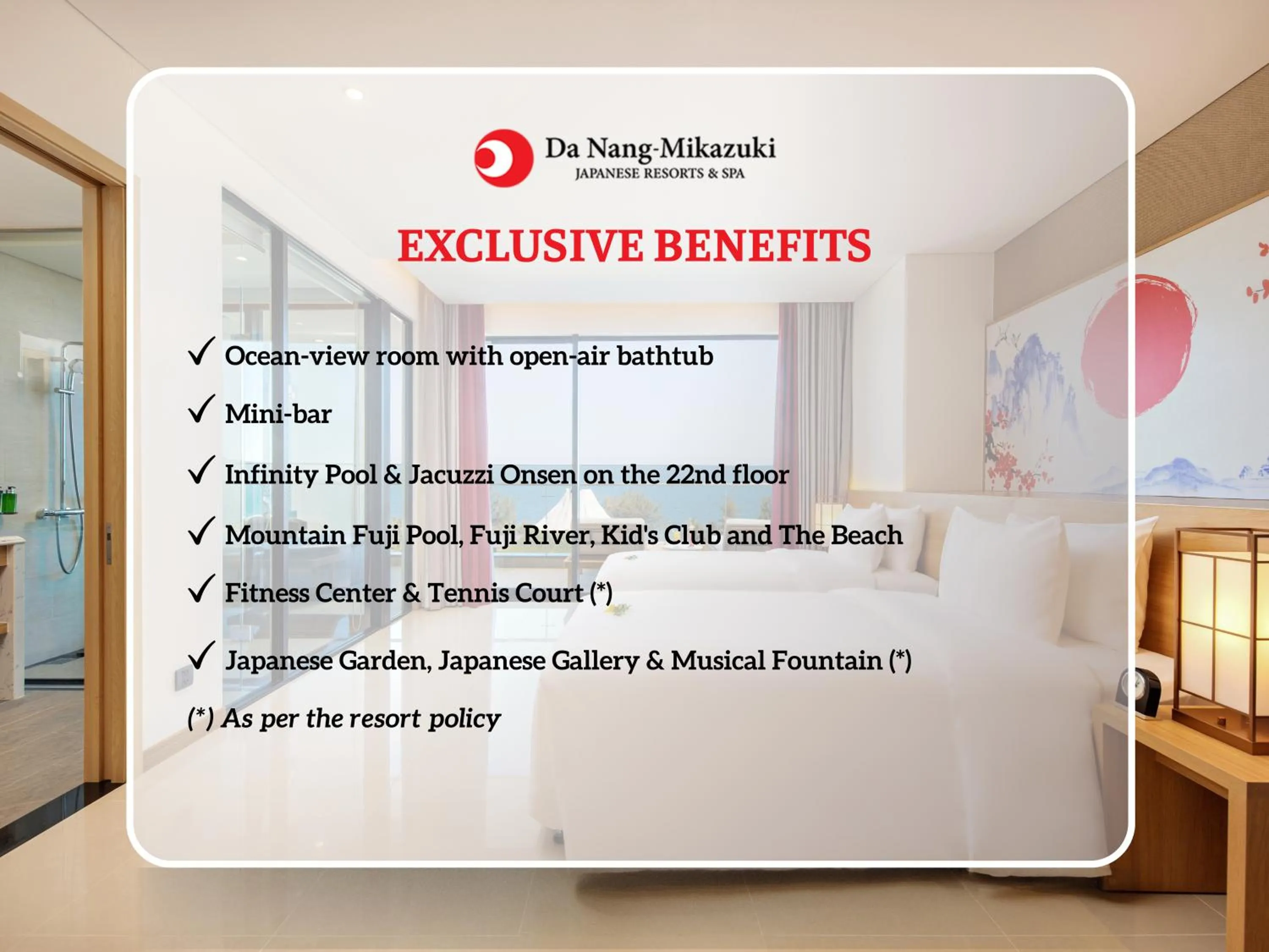 Text overlay in Da Nang - Mikazuki Japanese Resorts & Spa