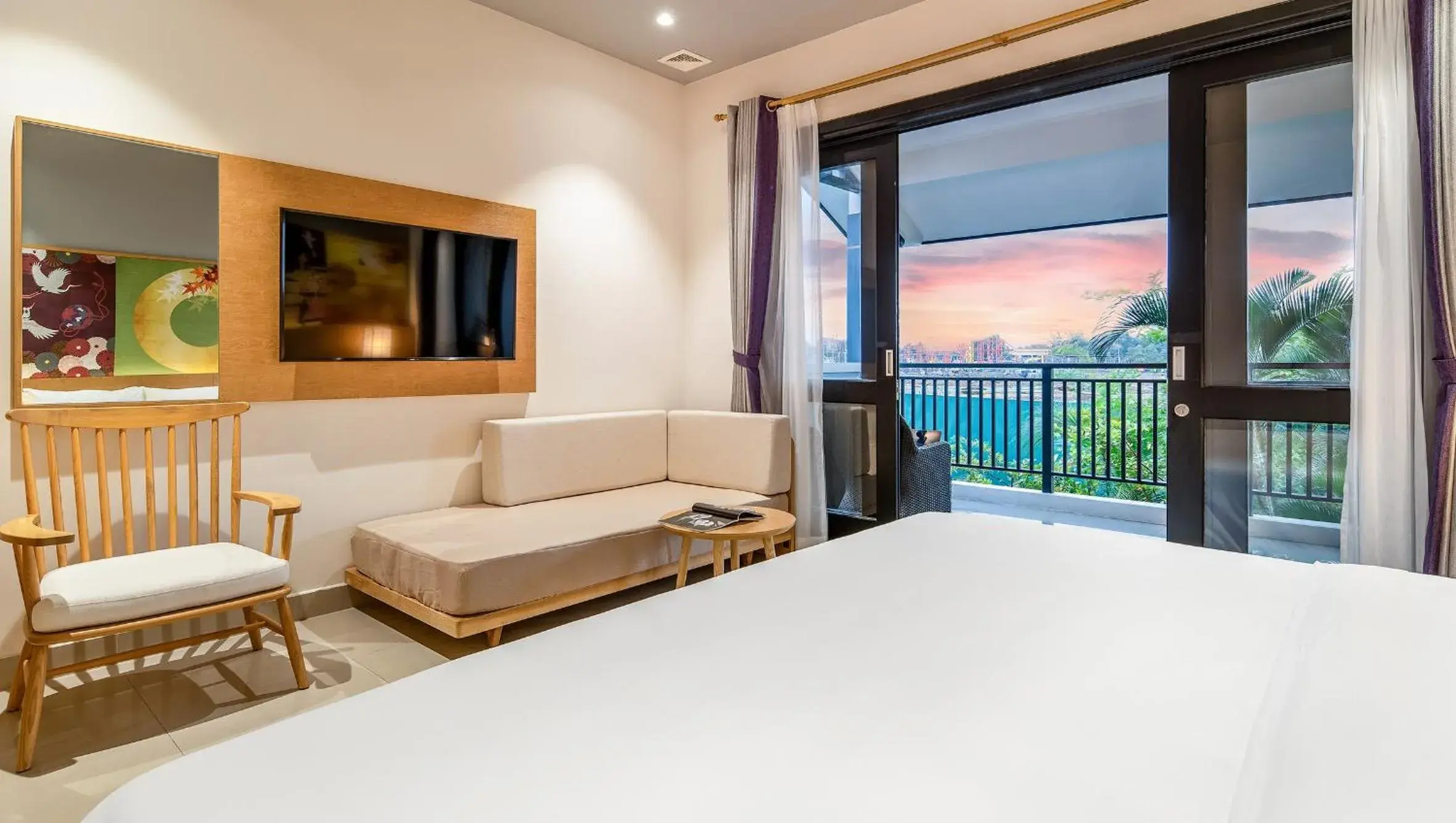 View (from property/room), Bed in Da Nang - Mikazuki Japanese Resorts & Spa View (from property/room), Bed in Da Nang - Mikazuki Japanese Resorts & Spa