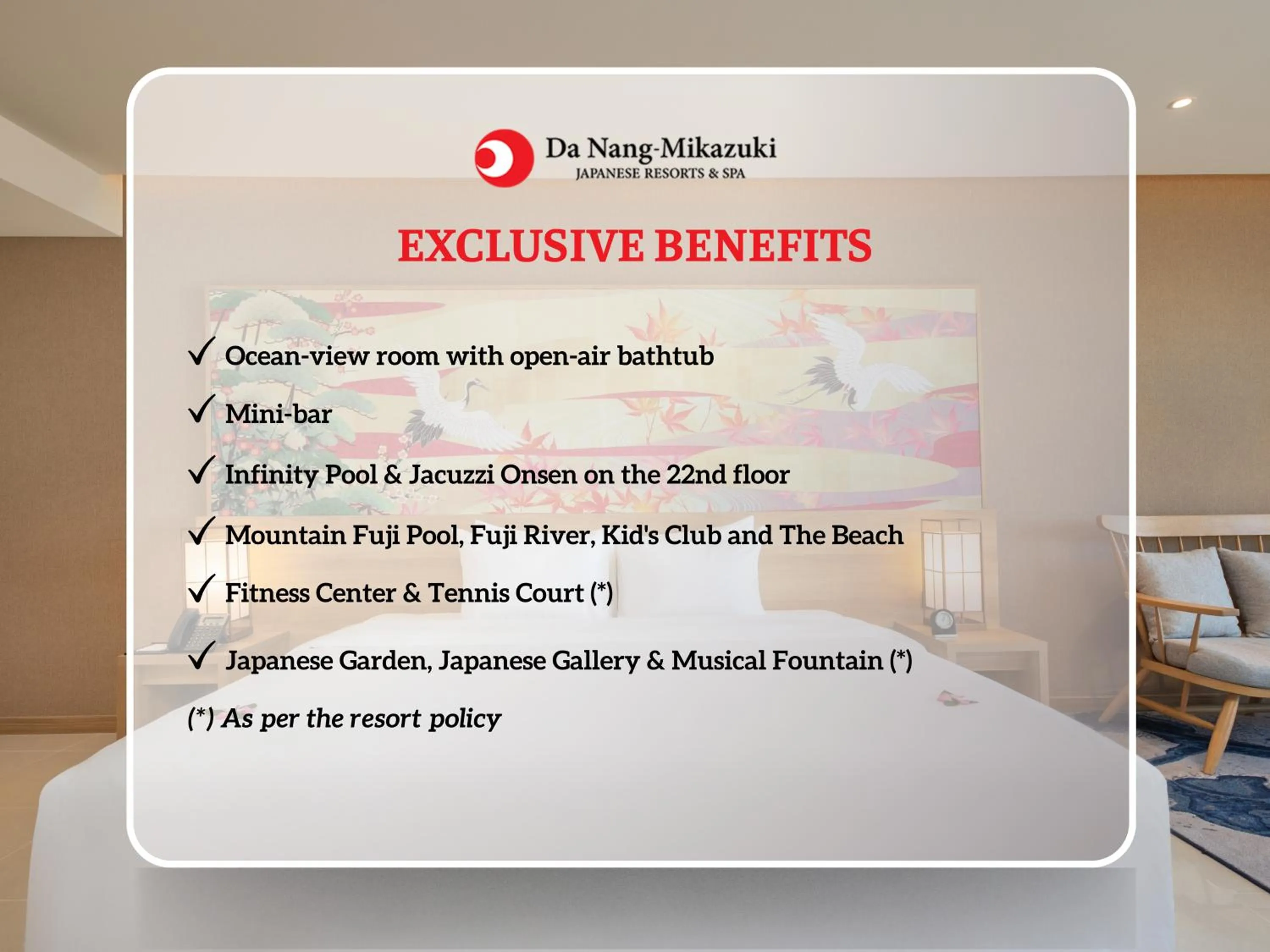 Text overlay in Da Nang - Mikazuki Japanese Resorts & Spa