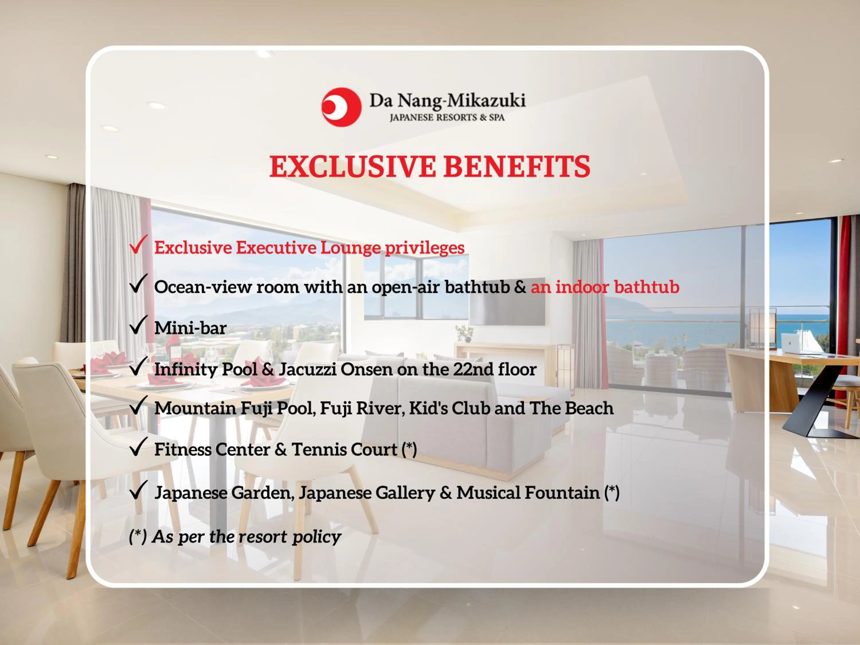 Text overlay in Da Nang - Mikazuki Japanese Resorts & Spa