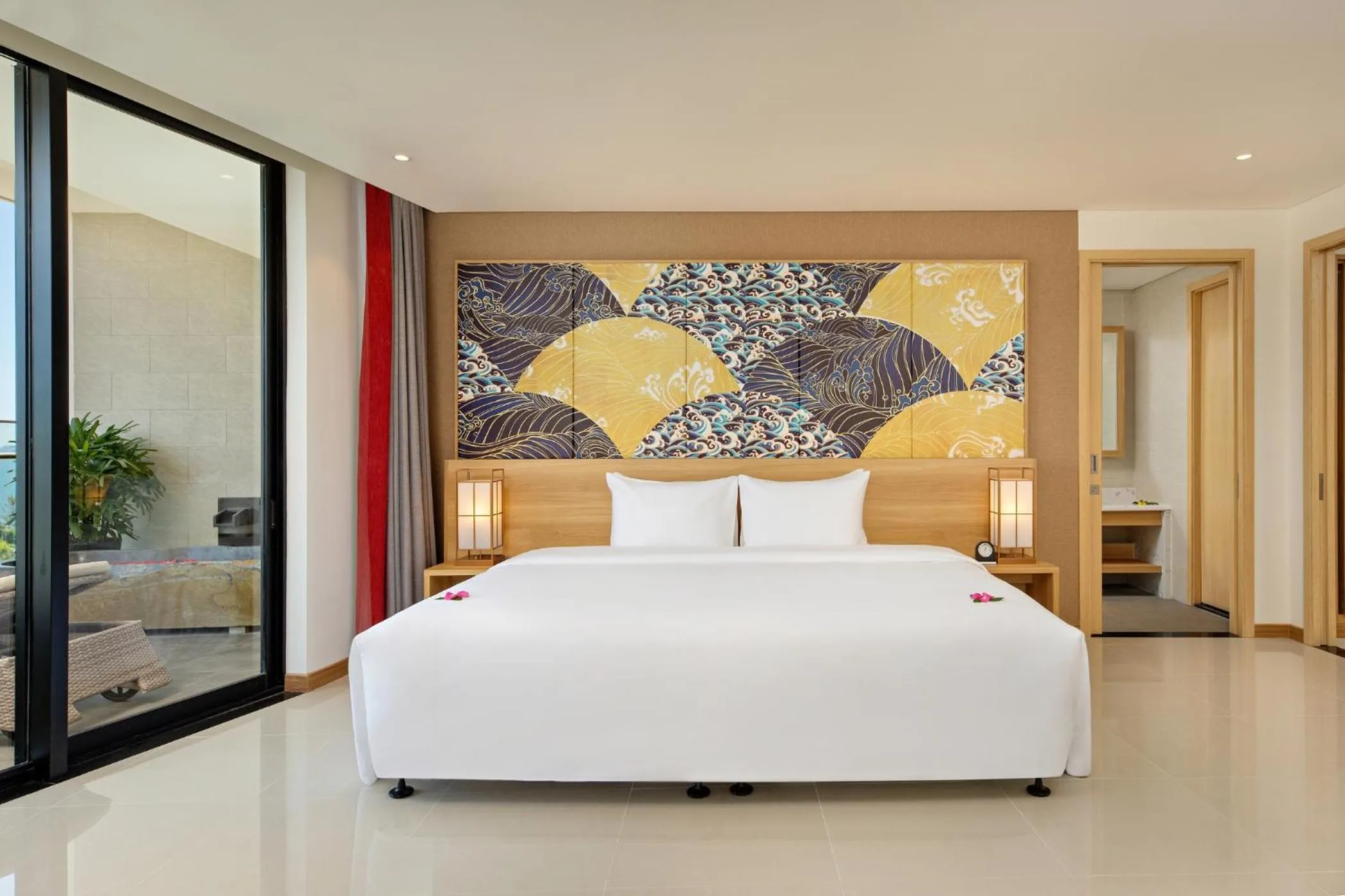 Bedroom, Bed in Da Nang - Mikazuki Japanese Resorts & Spa