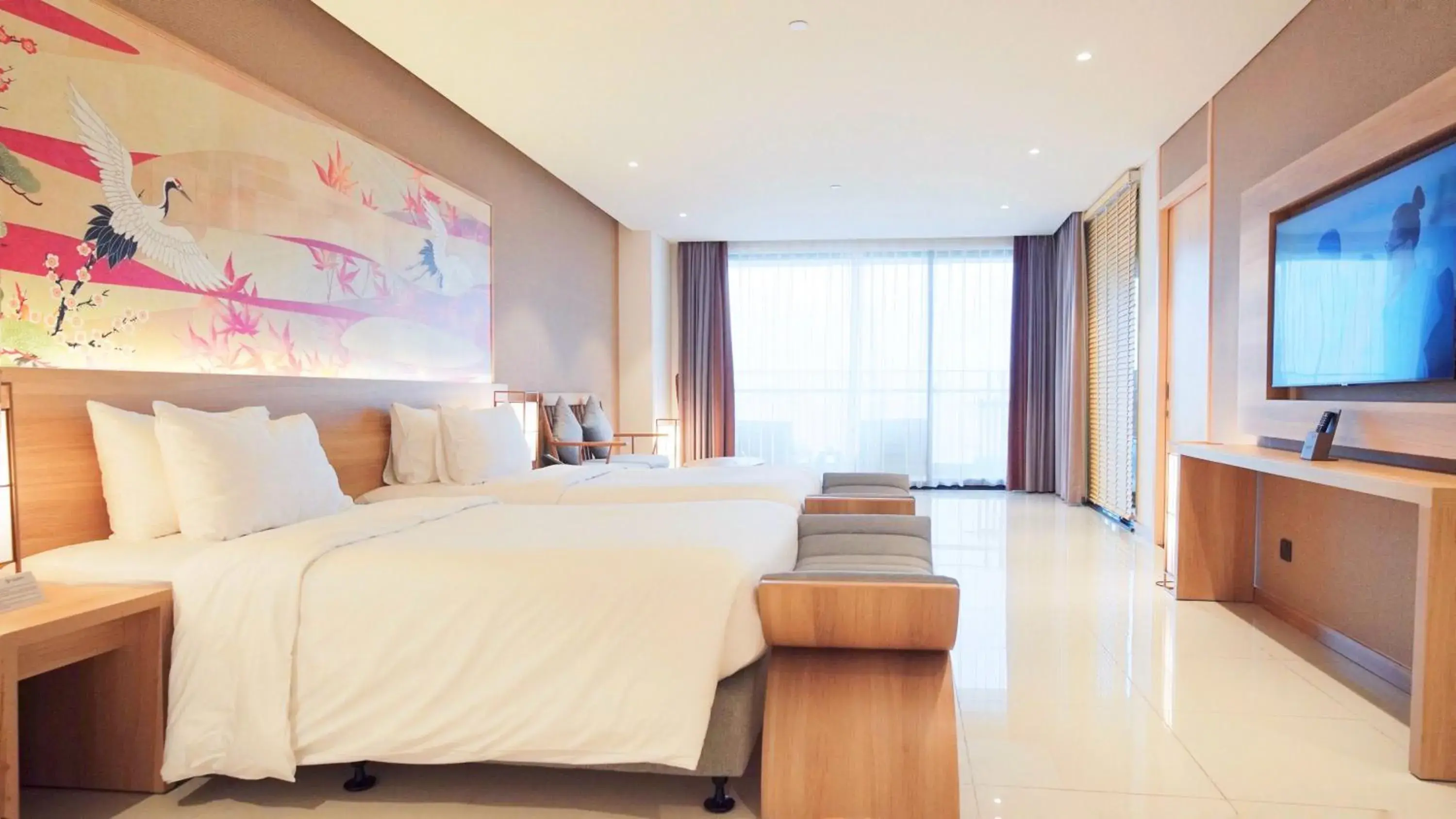 View (from property/room), Bed in Da Nang - Mikazuki Japanese Resorts & Spa View (from property/room), Bed in Da Nang - Mikazuki Japanese Resorts & Spa