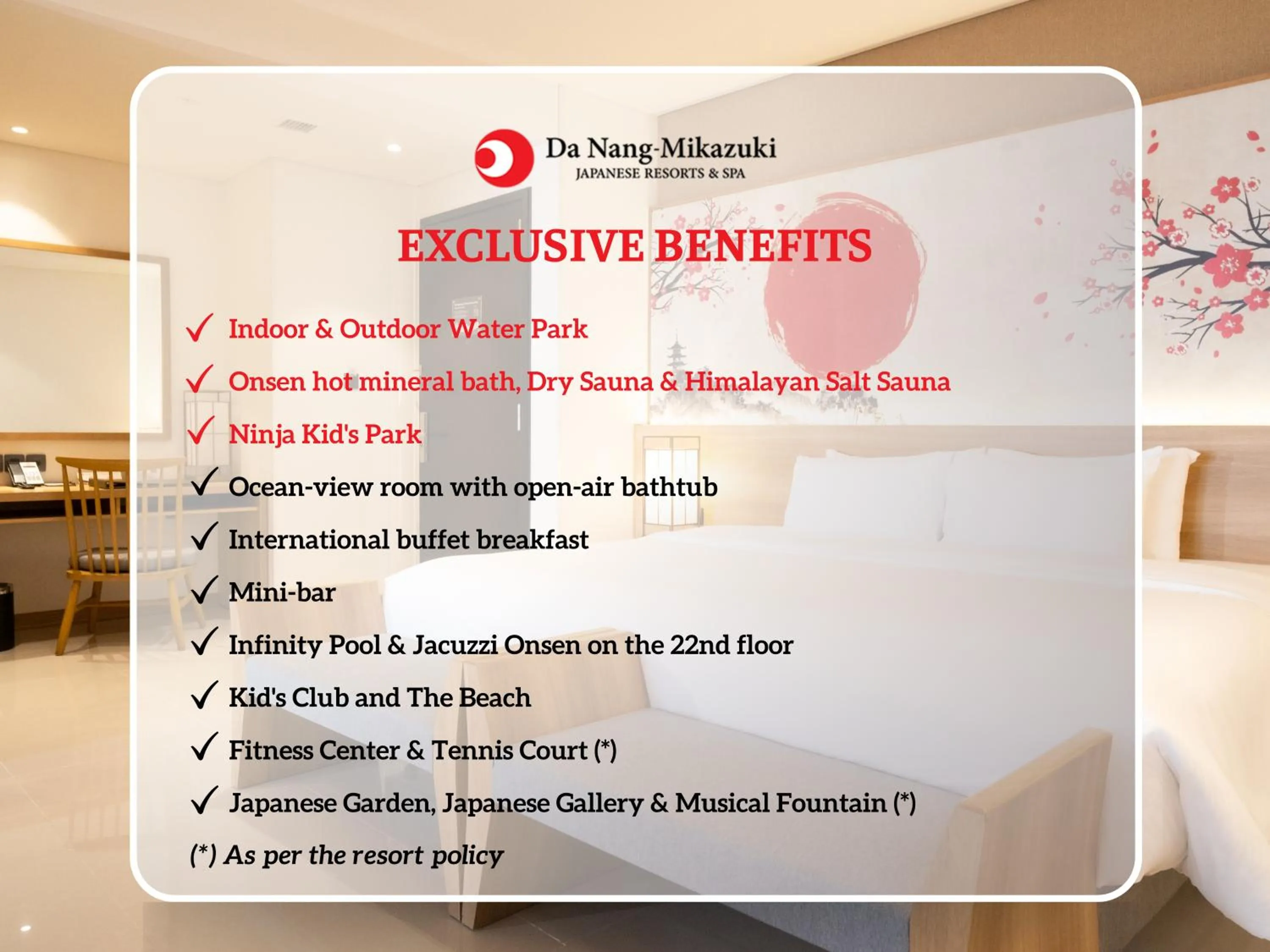 Text overlay in Da Nang - Mikazuki Japanese Resorts & Spa