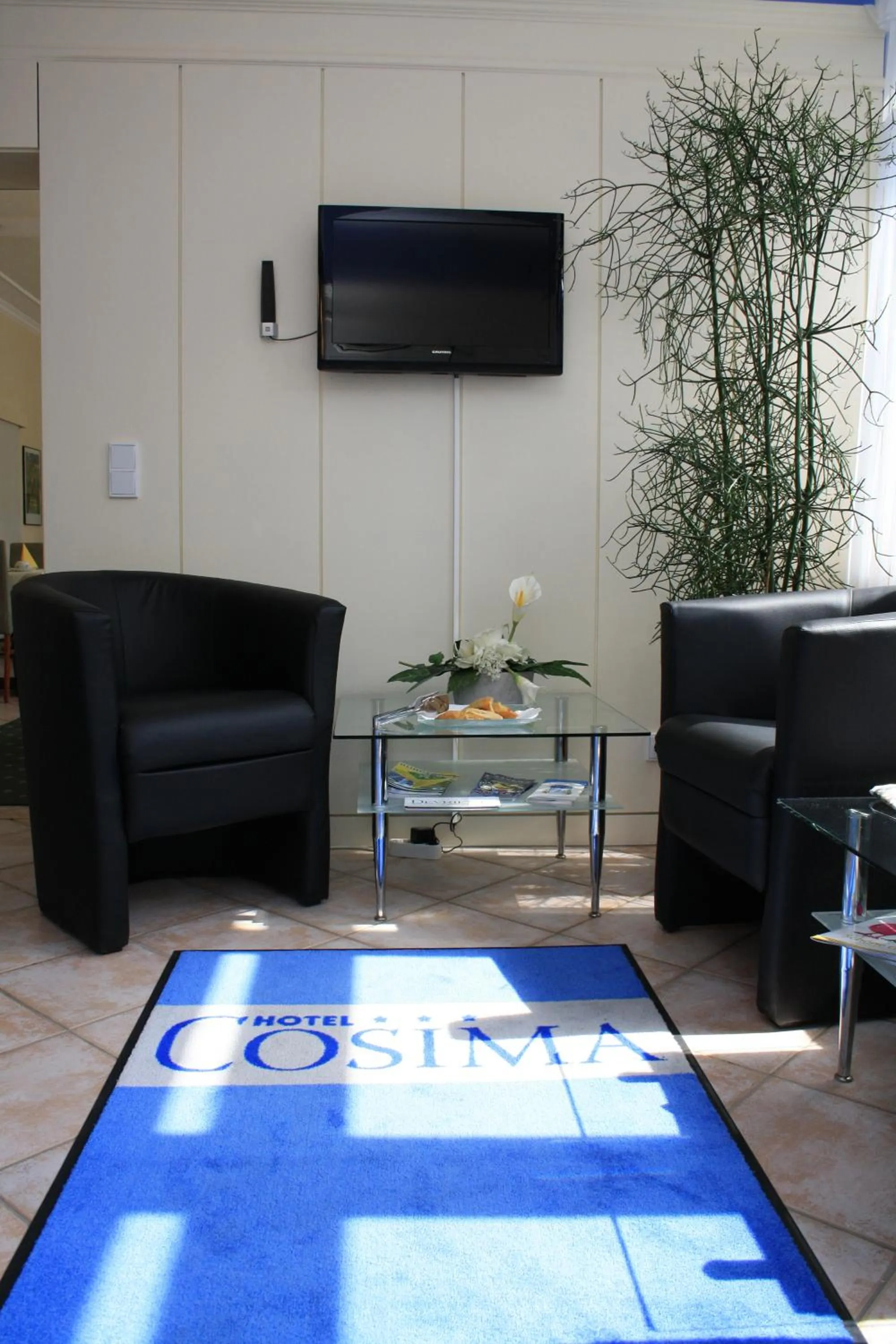 Lobby or reception in Hotel Cosima