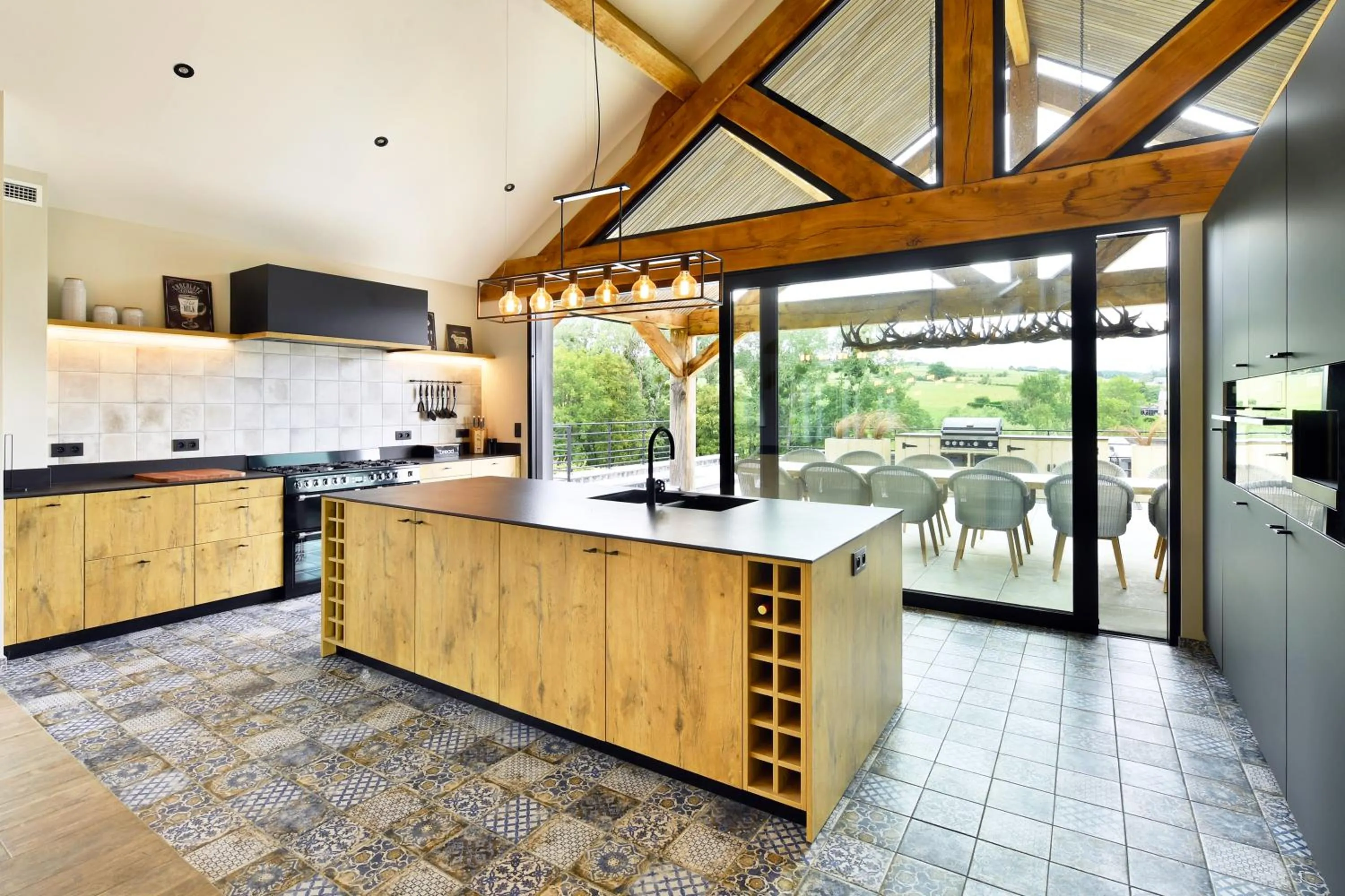 Kitchen or kitchenette in DURBUY SUITES