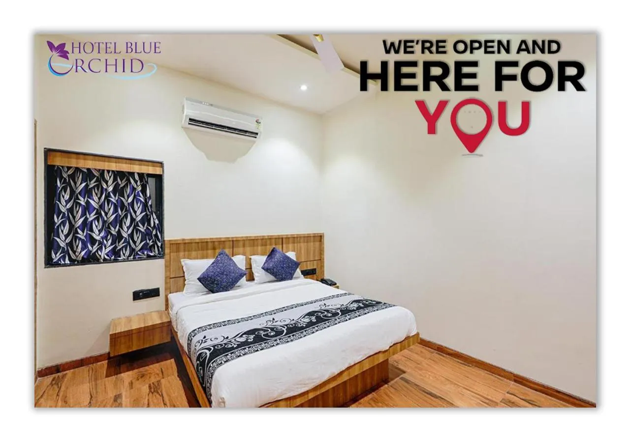 Bedroom, Bed in Hotel Blue Orchid - Marol Andheri