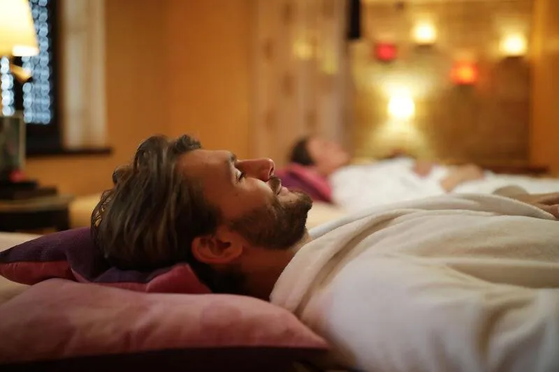 Spa and wellness centre/facilities, Bed in Hotel Die Sonne Frankenberg