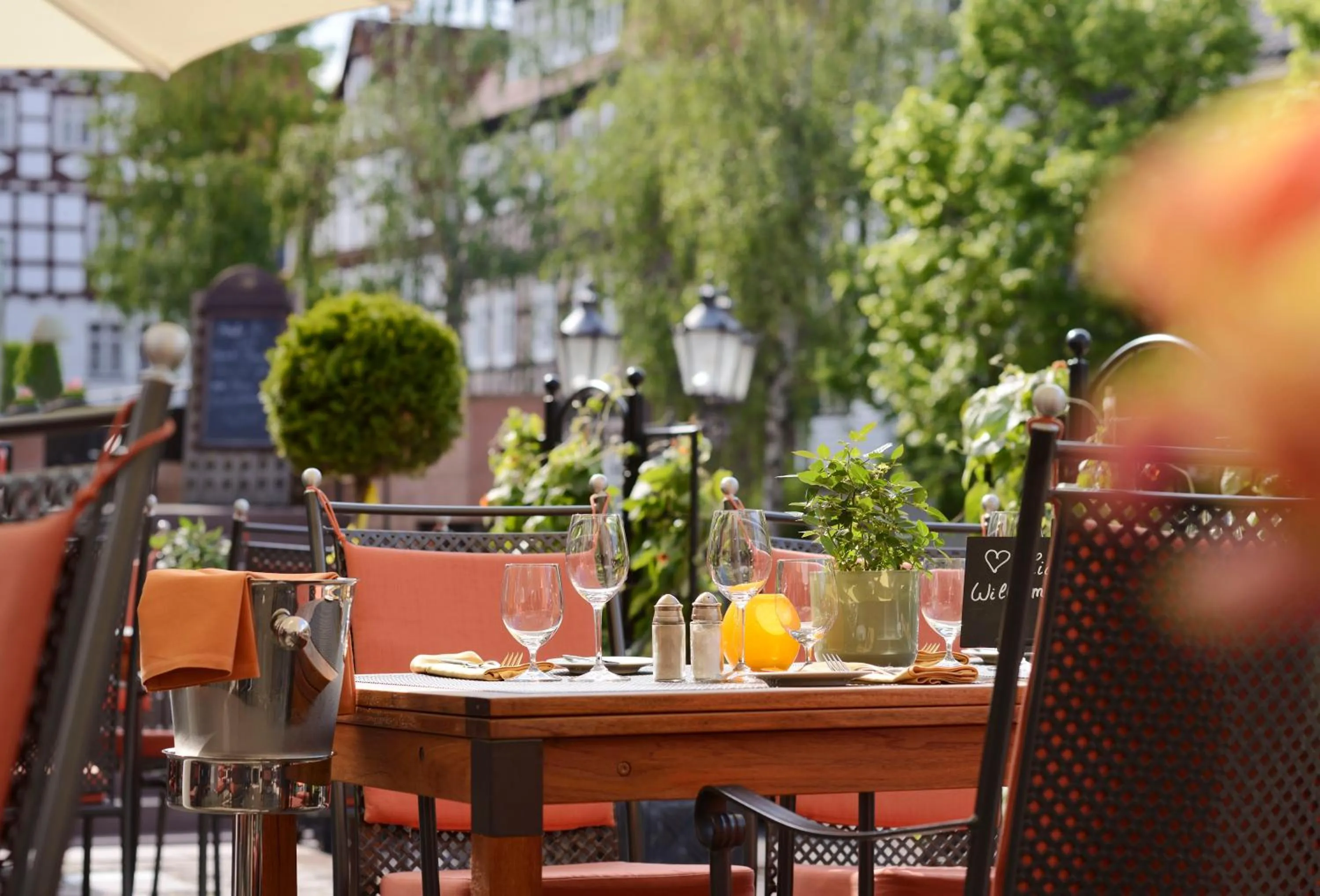 Restaurant/places to eat in Hotel Die Sonne Frankenberg