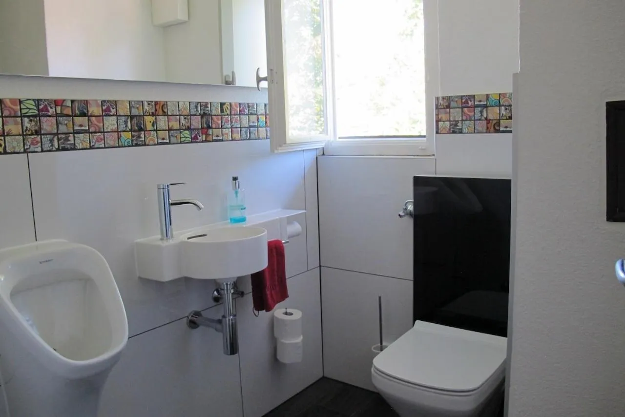 Toilet in Hotel Cafe Seeblick