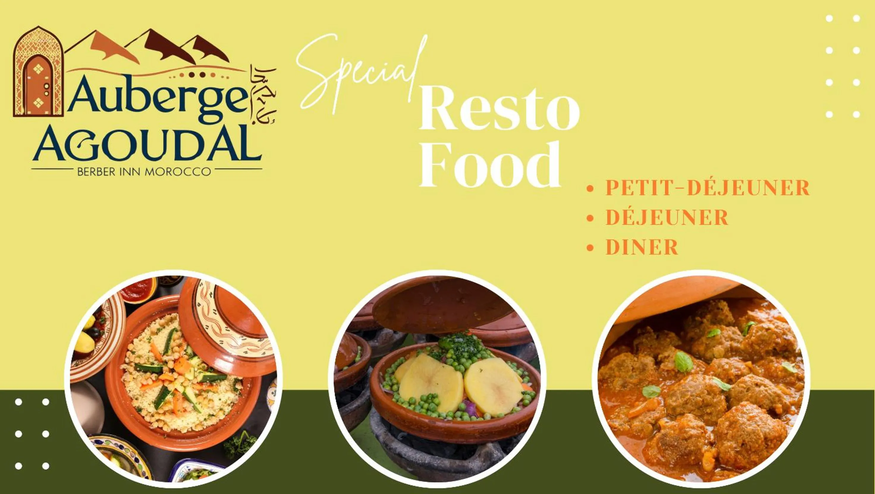 Restaurant/places to eat in Auberge & Restaurant Agoudal