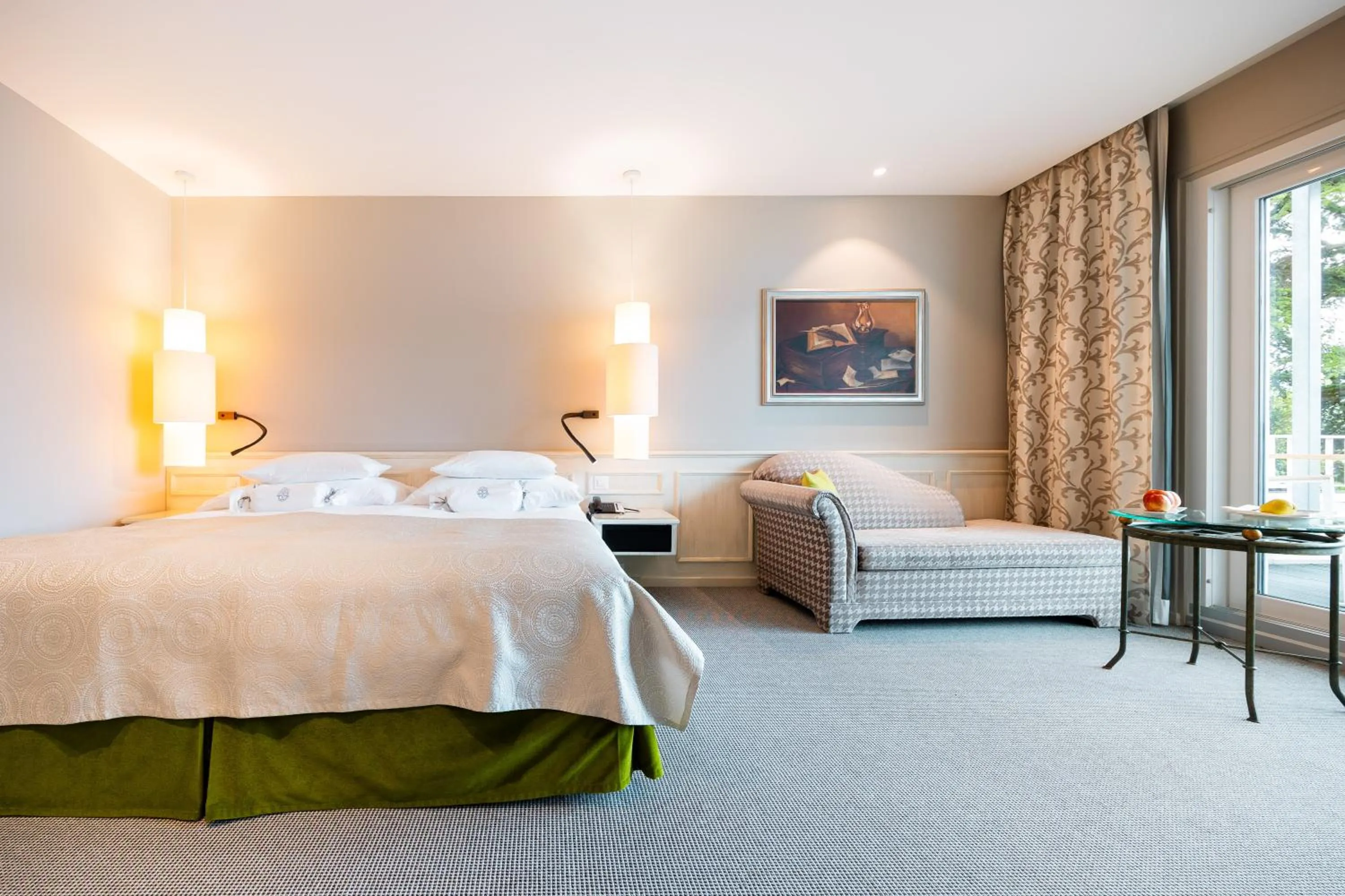 Bed in BEATUS Wellness- & Spa-Hotel