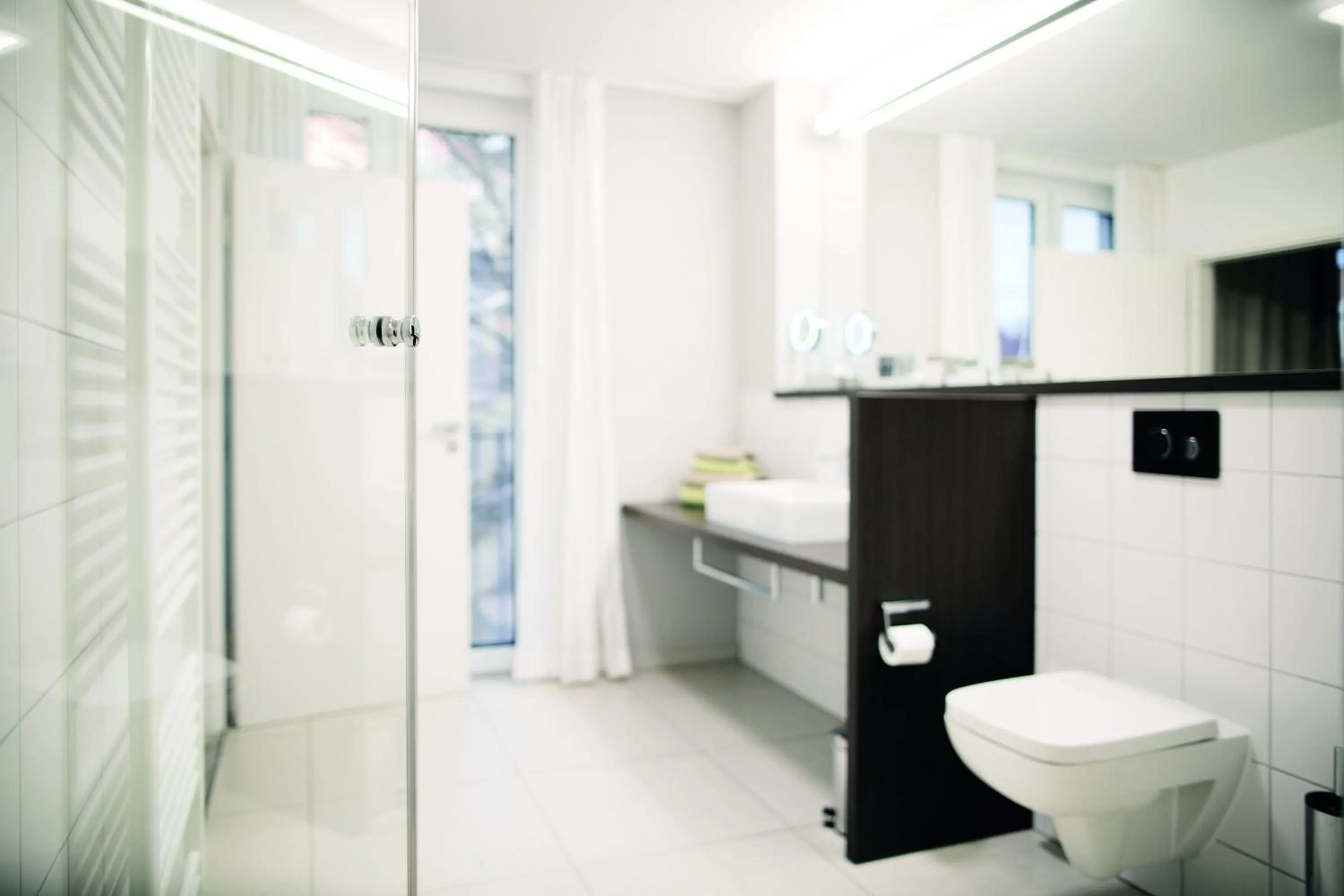 Bathroom in City Hotel Bosse