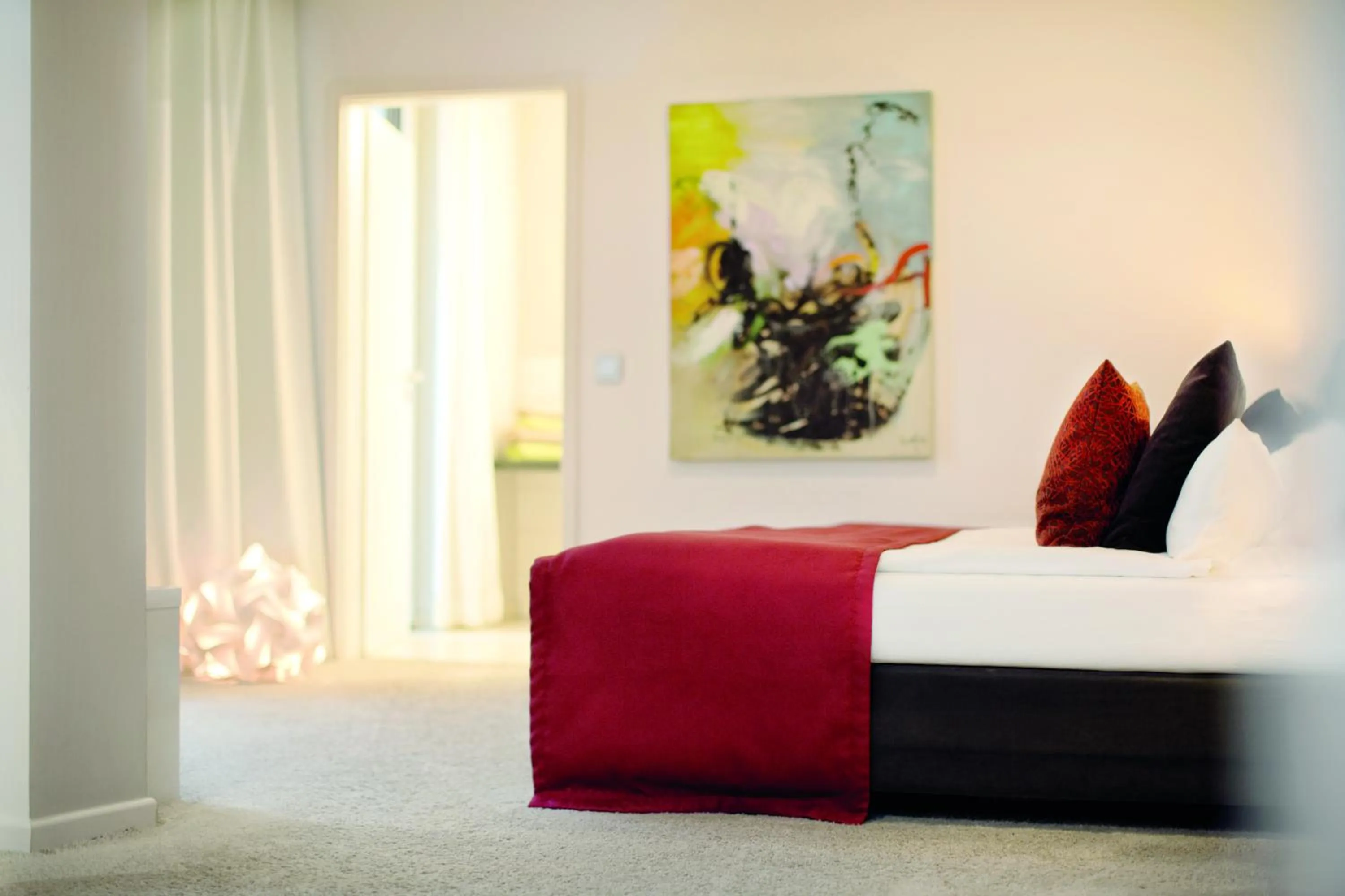 Bedroom, Bed in City Hotel Bosse