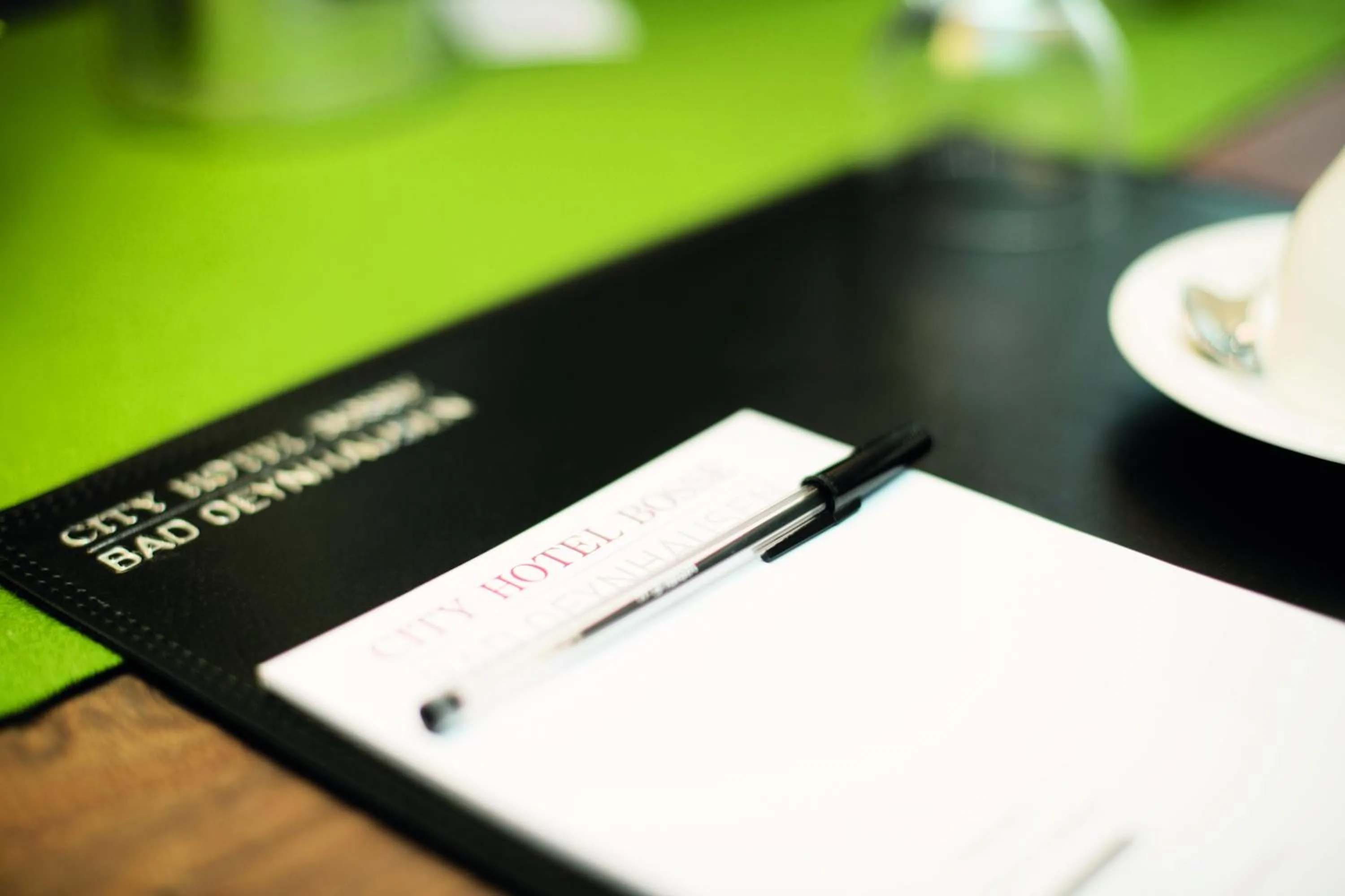 Decorative detail in City Hotel Bosse