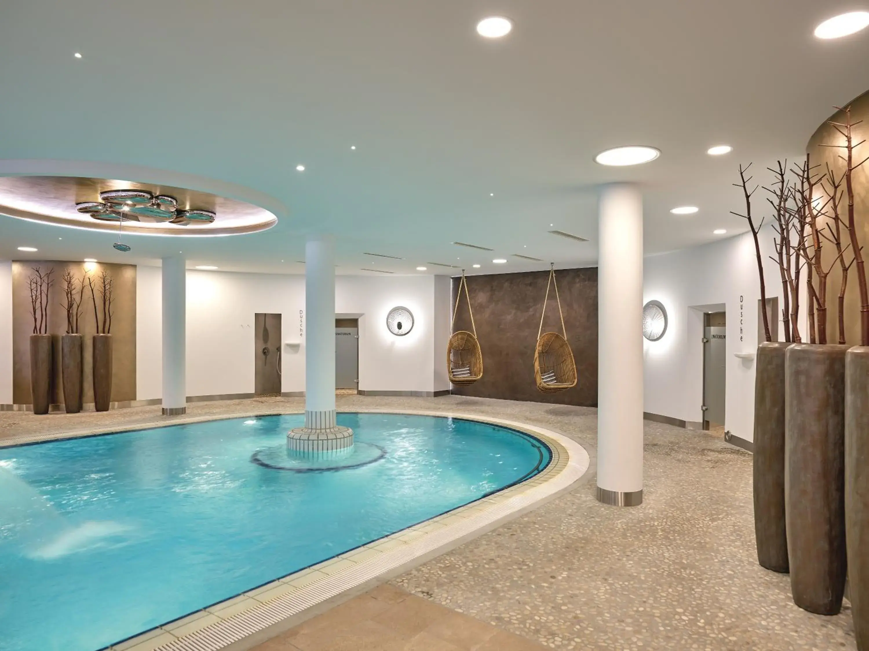 Hot Spring Bath, Swimming Pool in Hotel Maximilian - Wellness und Golfhotel