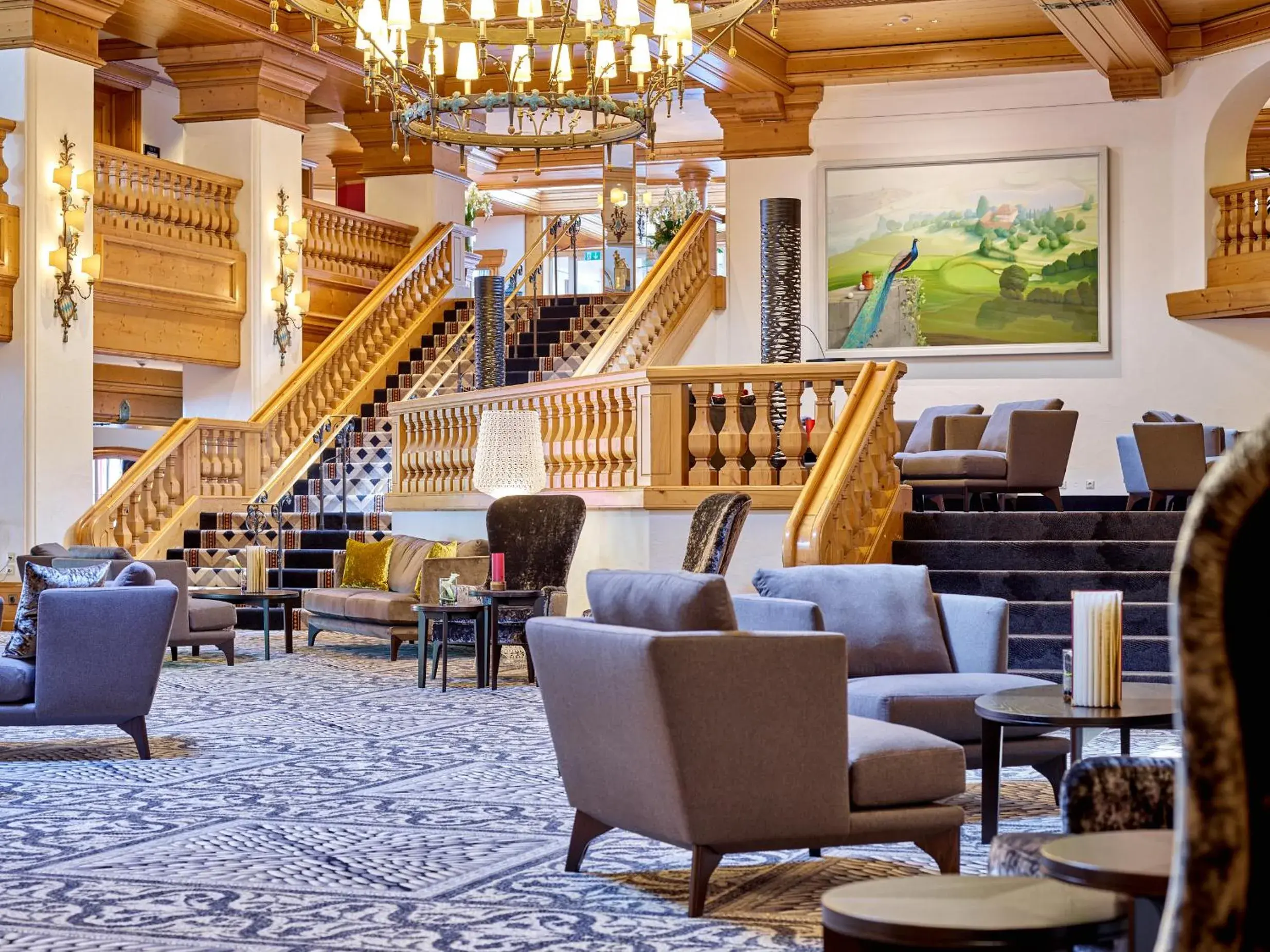 Lobby or reception in Hotel Maximilian - Wellness und Golfhotel
