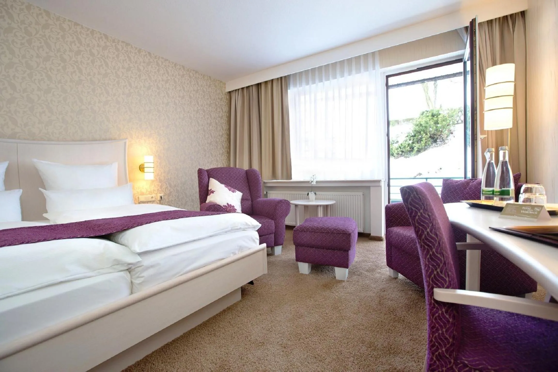 Photo of the whole room, Bed in Hotel Garni Fürst von Waldeck