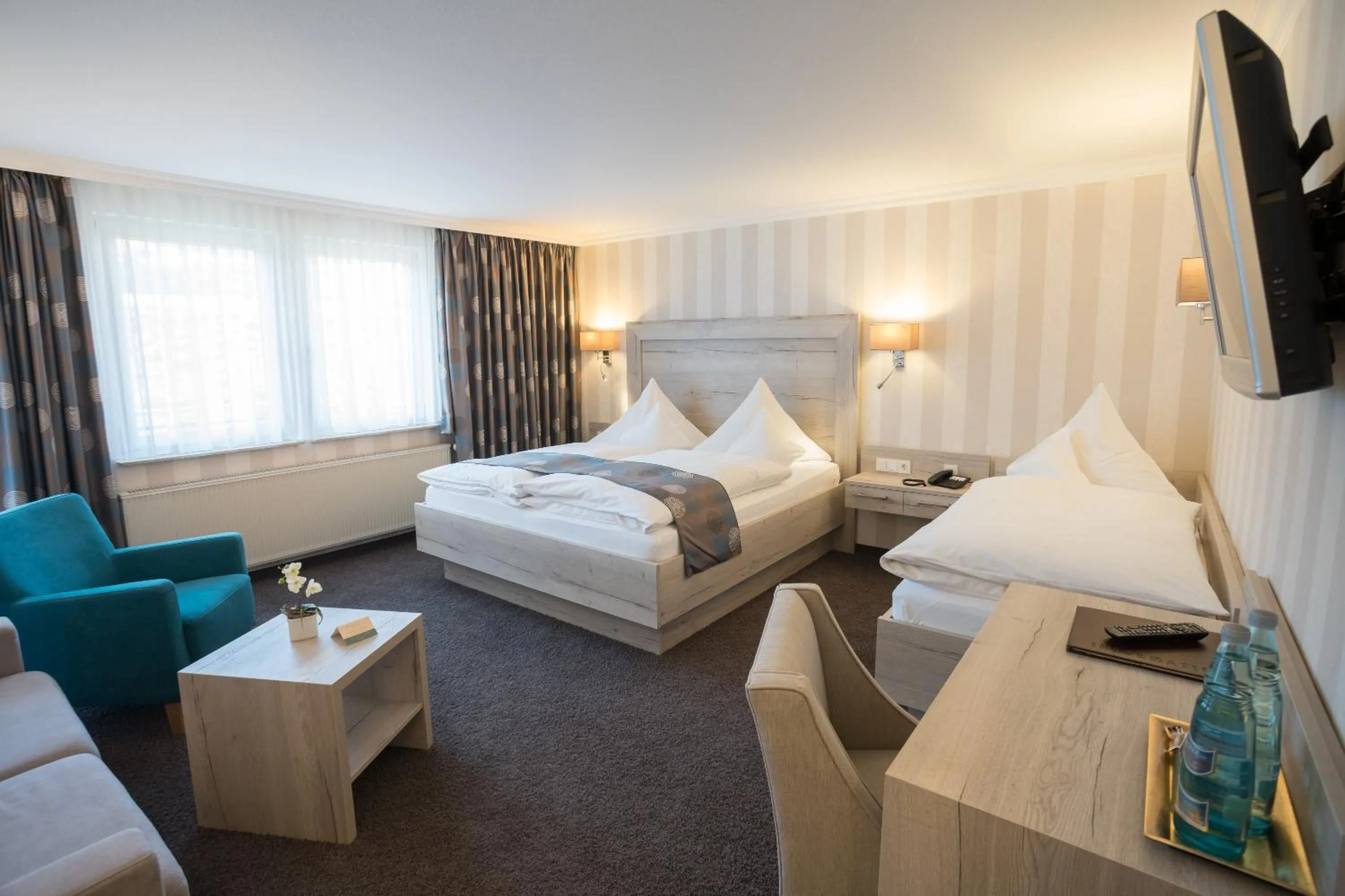Photo of the whole room, Bed in Hotel Garni Fürst von Waldeck
