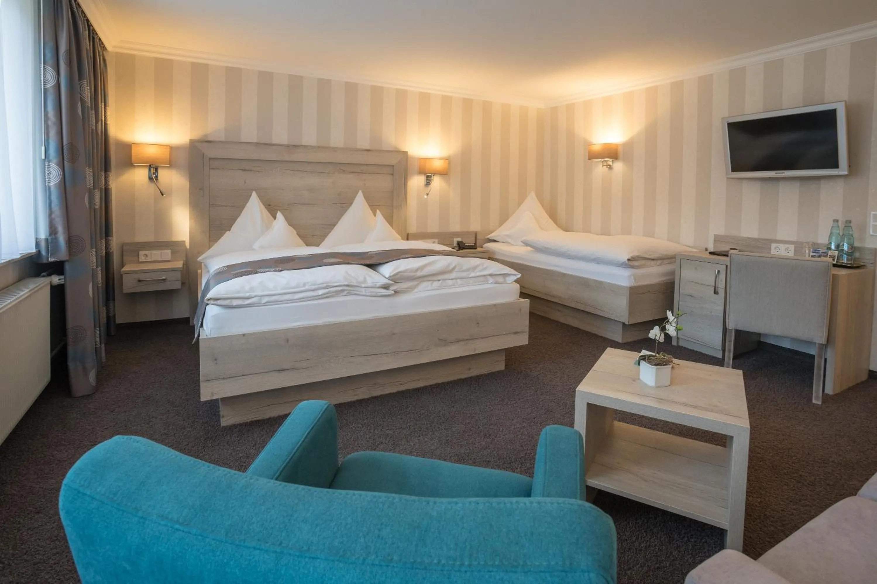 Bed in Hotel Garni Fürst von Waldeck