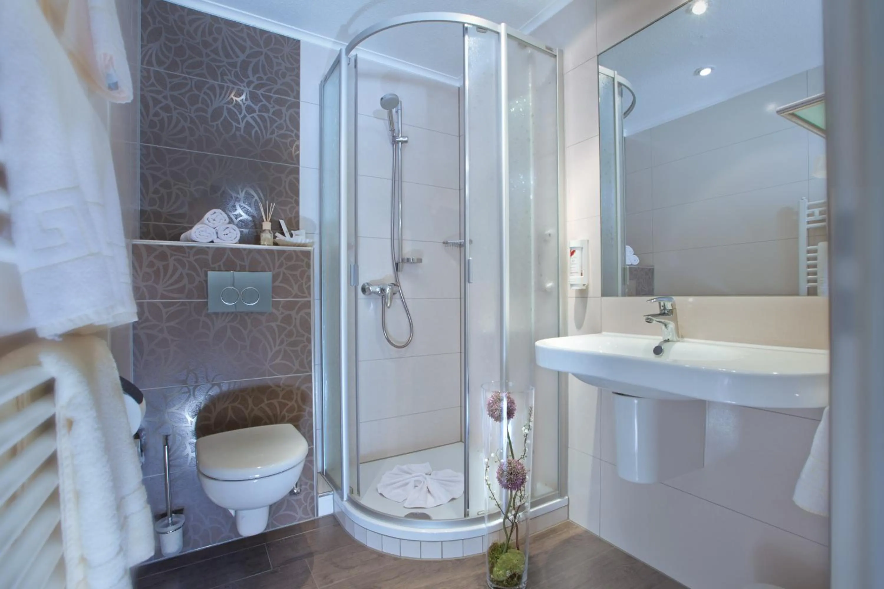 Bathroom in Hotel Garni Fürst von Waldeck