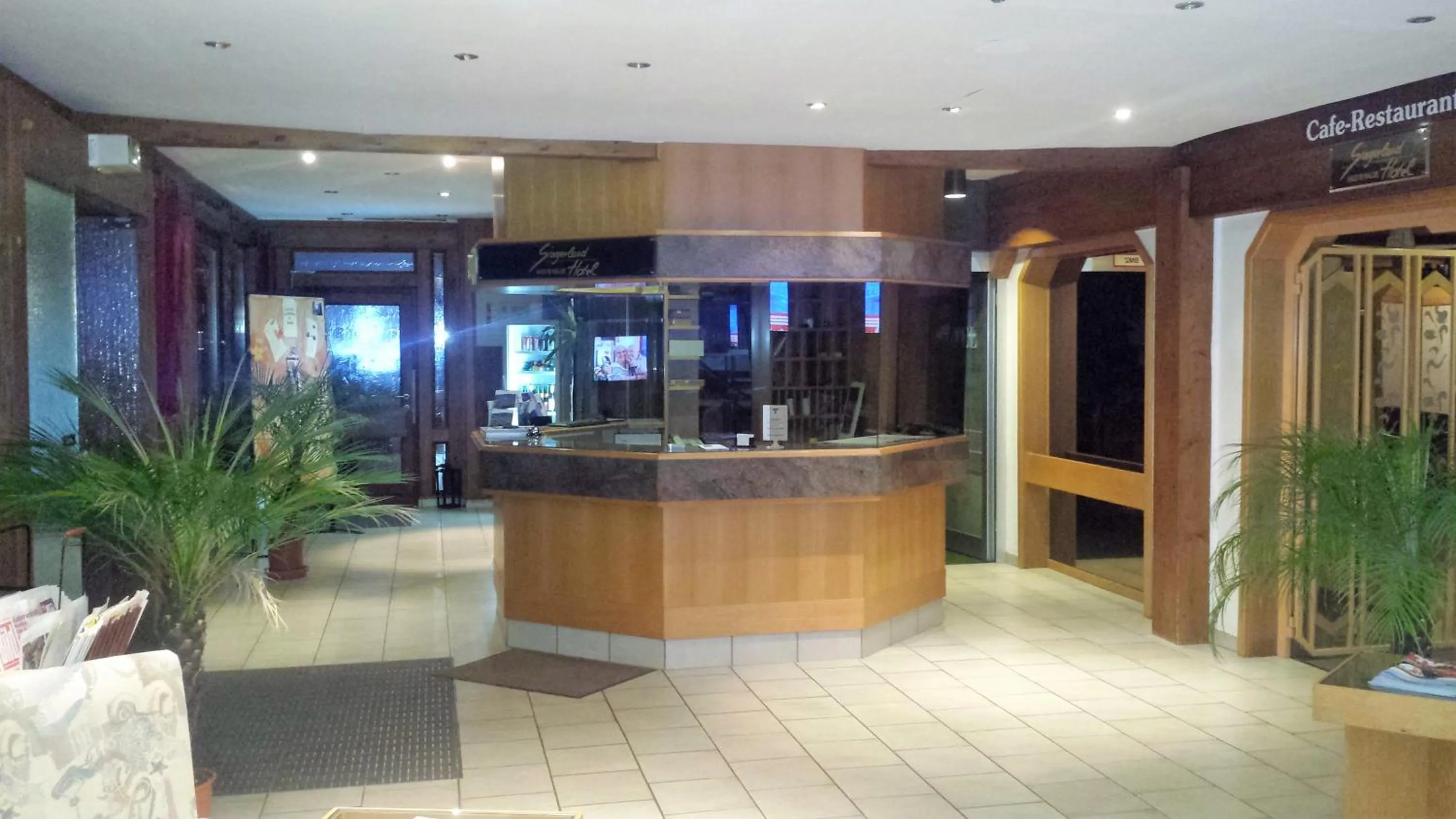 Lobby or reception in Siegerland-Hotel