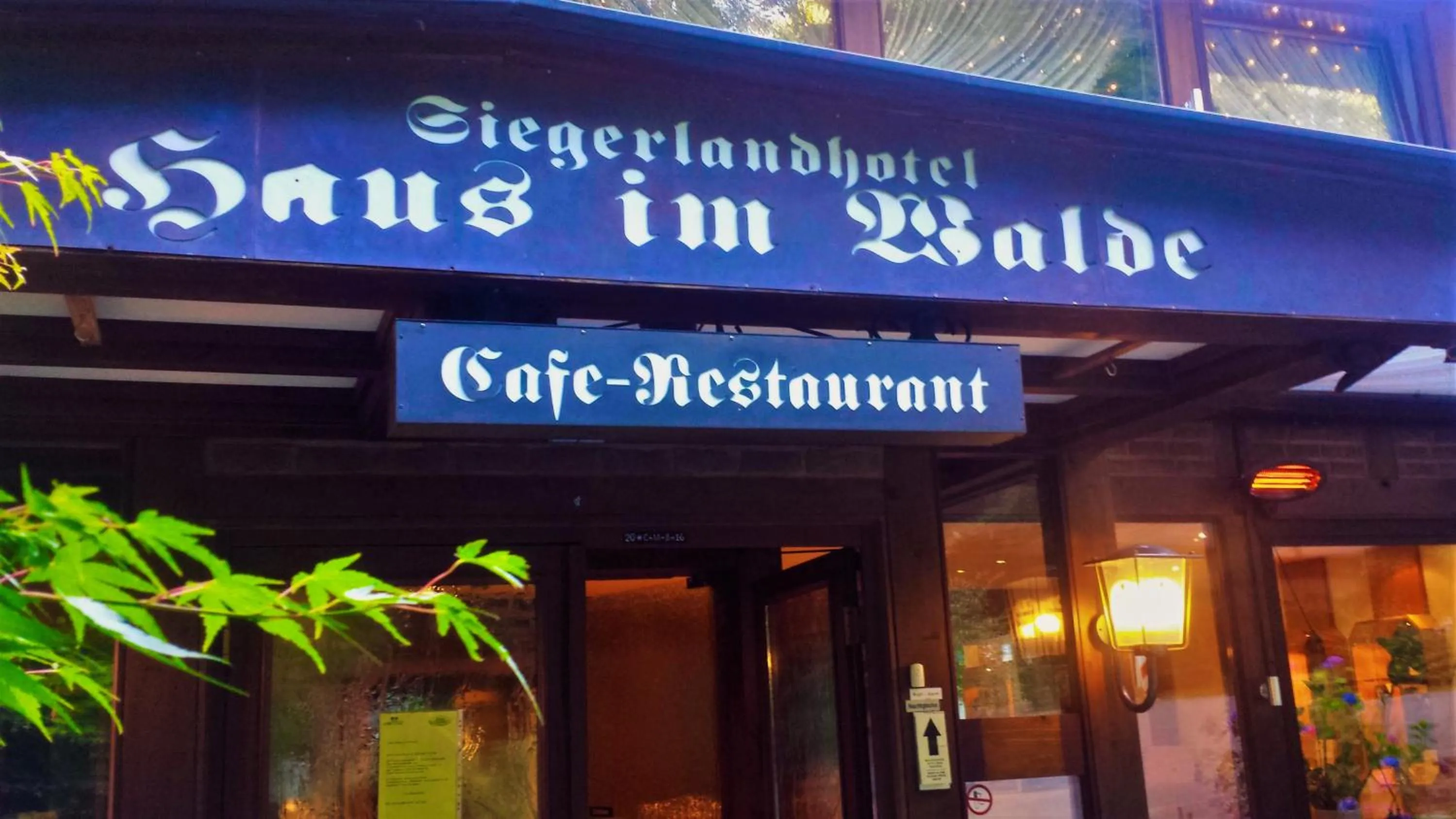 Logo/Certificate/Sign in Siegerland-Hotel