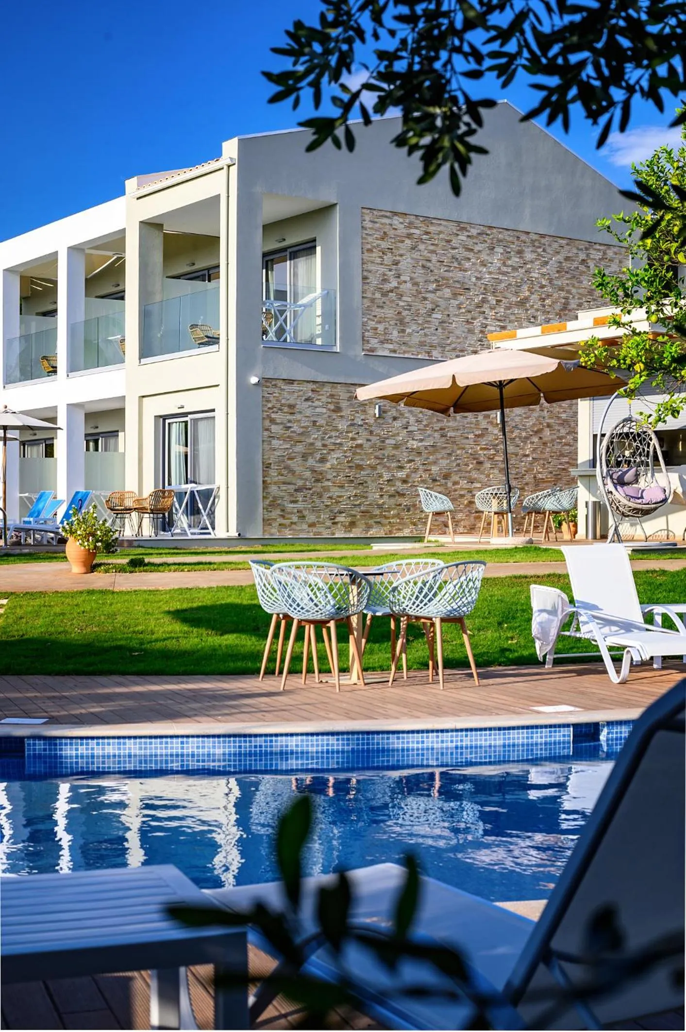 Swimming pool in Alonaki Resort