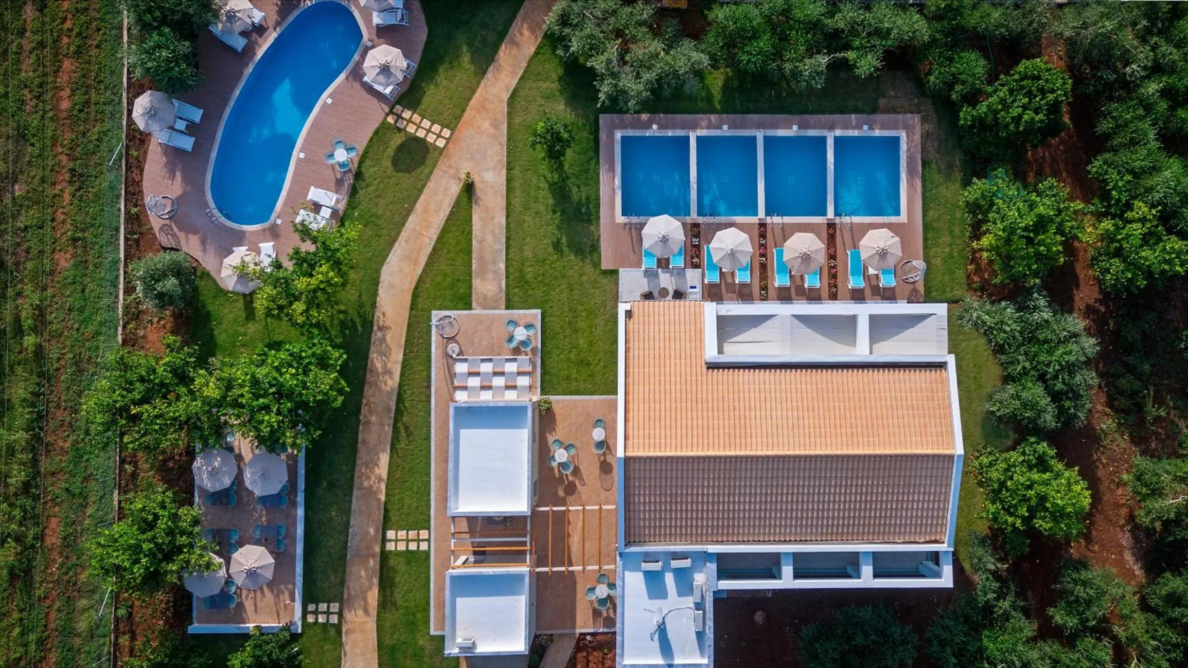 Natural landscape in Alonaki Resort