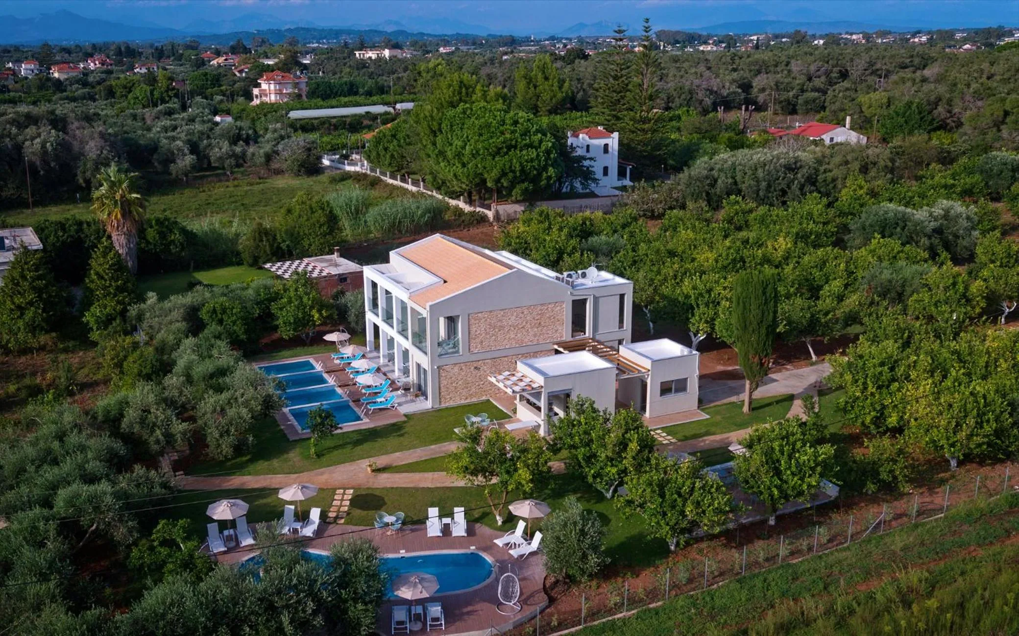 Natural landscape in Alonaki Resort