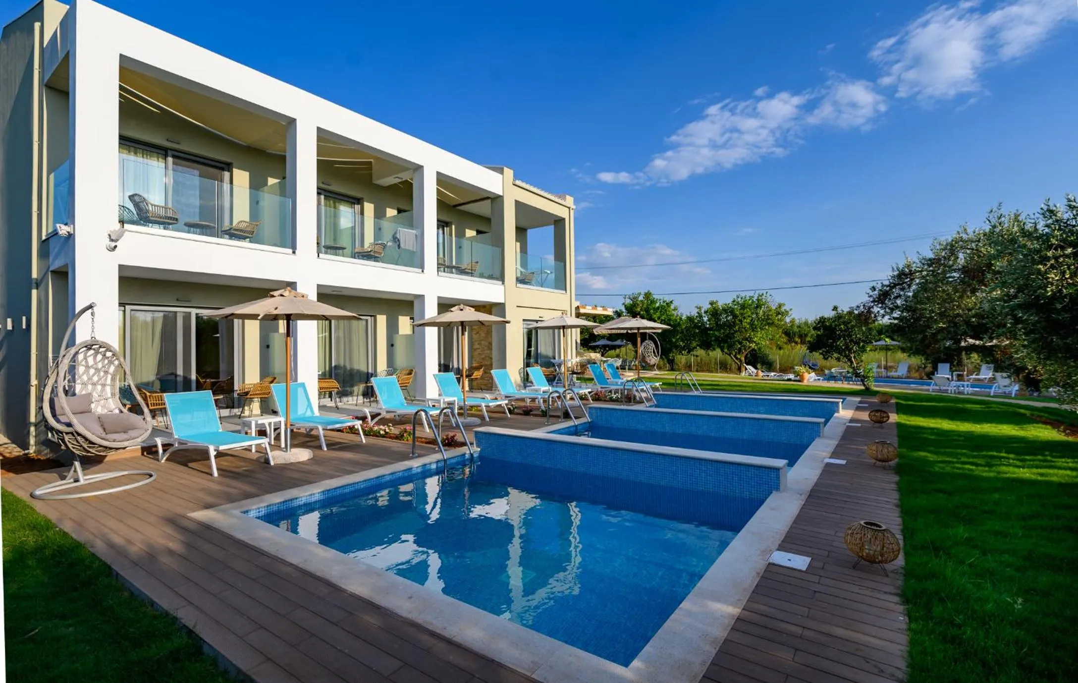 Swimming pool in Alonaki Resort