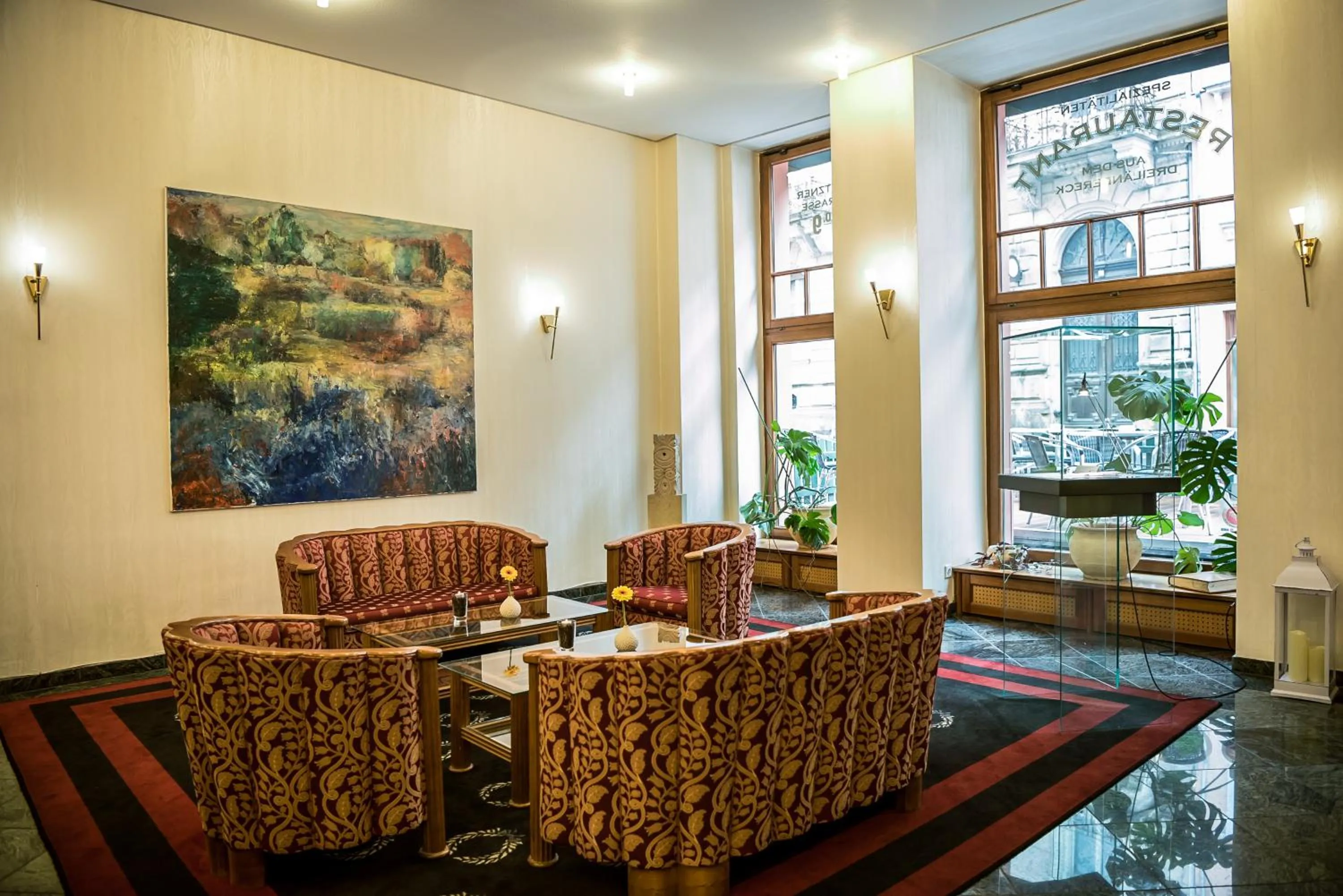 Lobby or reception in Ringhotel Dreiländereck Zittau