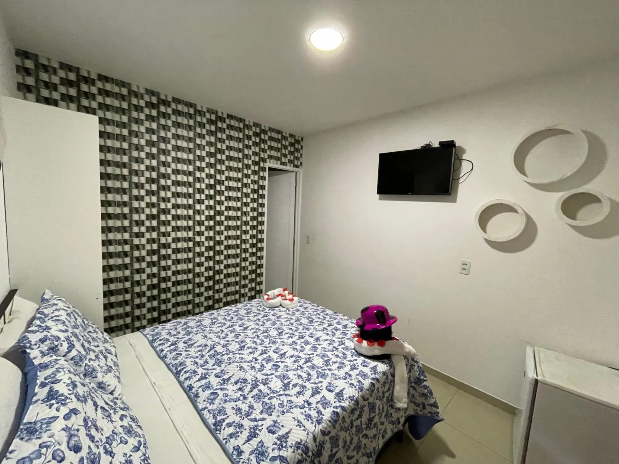 TV and multimedia, Bed in Pousada Residência dos Sonhos