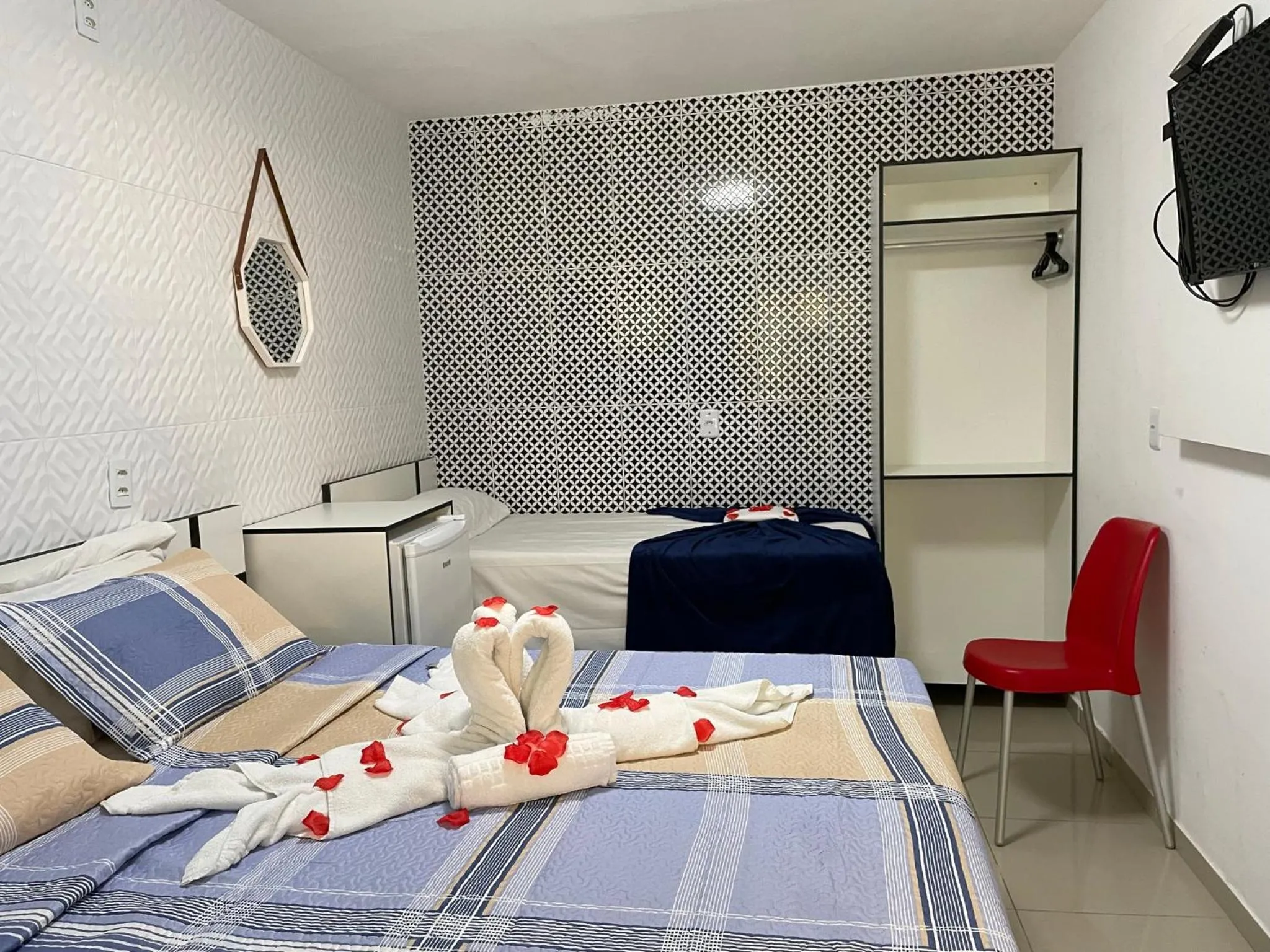 Bed in Pousada Residência dos Sonhos