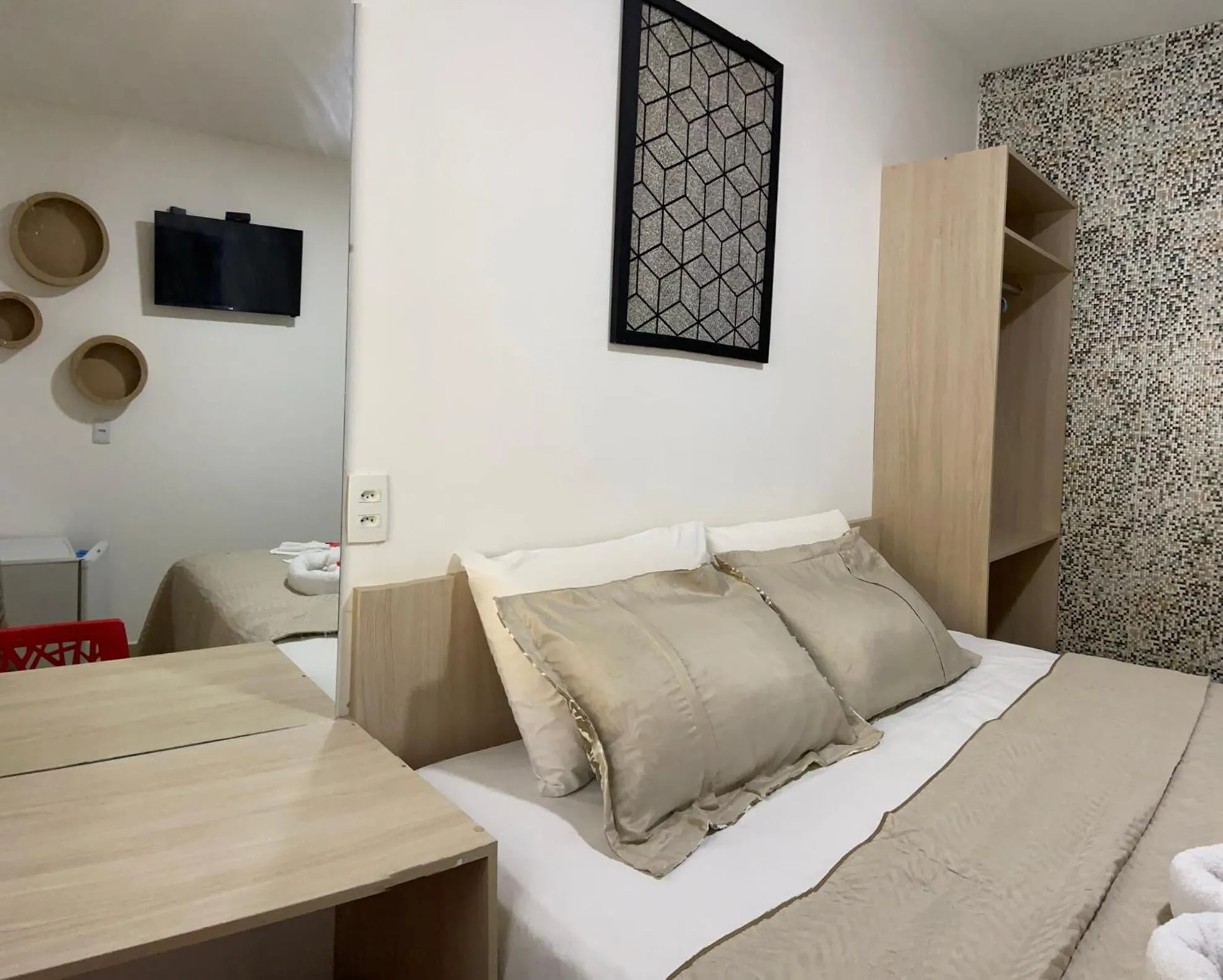 TV and multimedia, Bed in Pousada Residência dos Sonhos