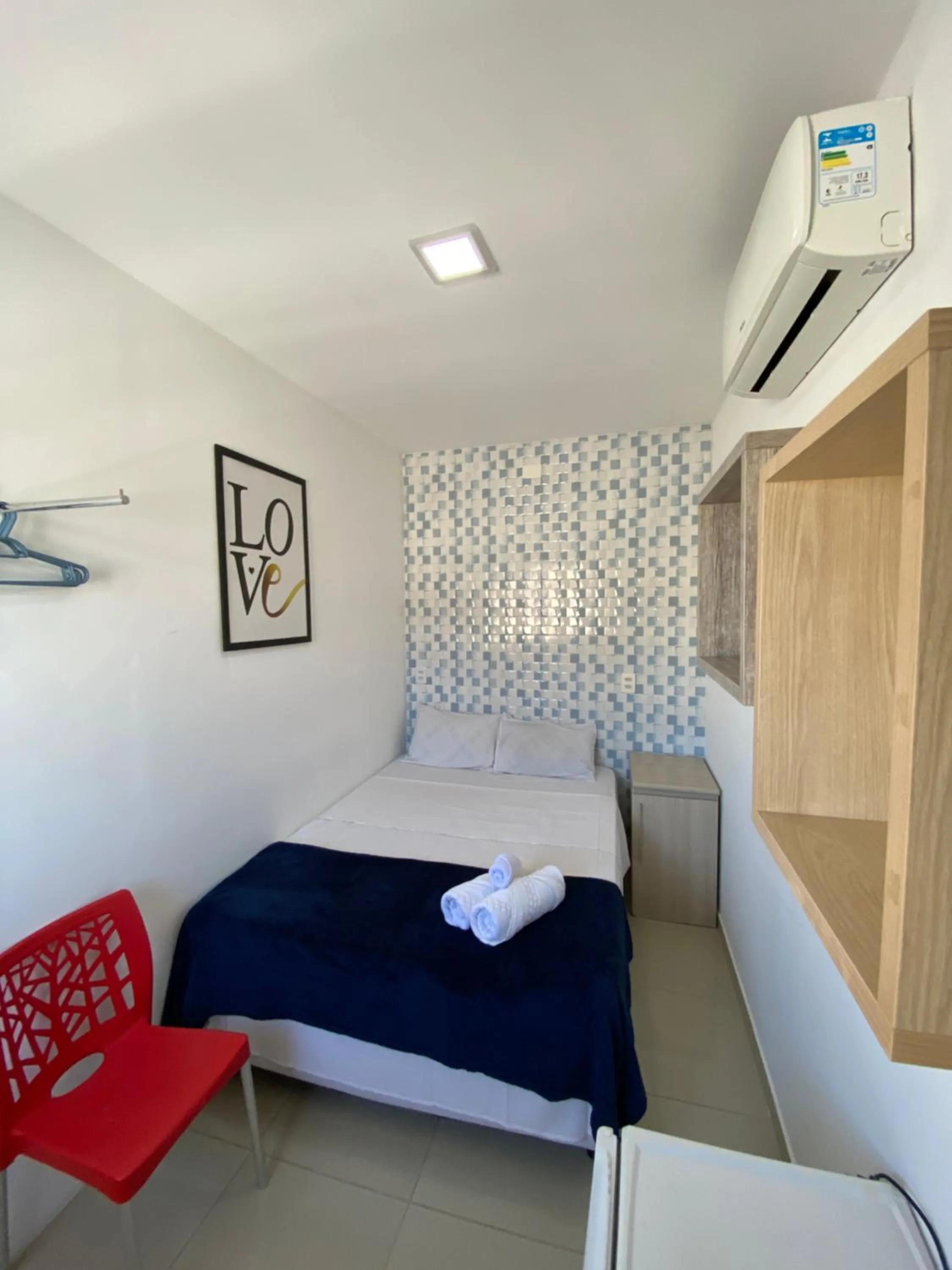 air conditioner, Bed in Pousada Residência dos Sonhos
