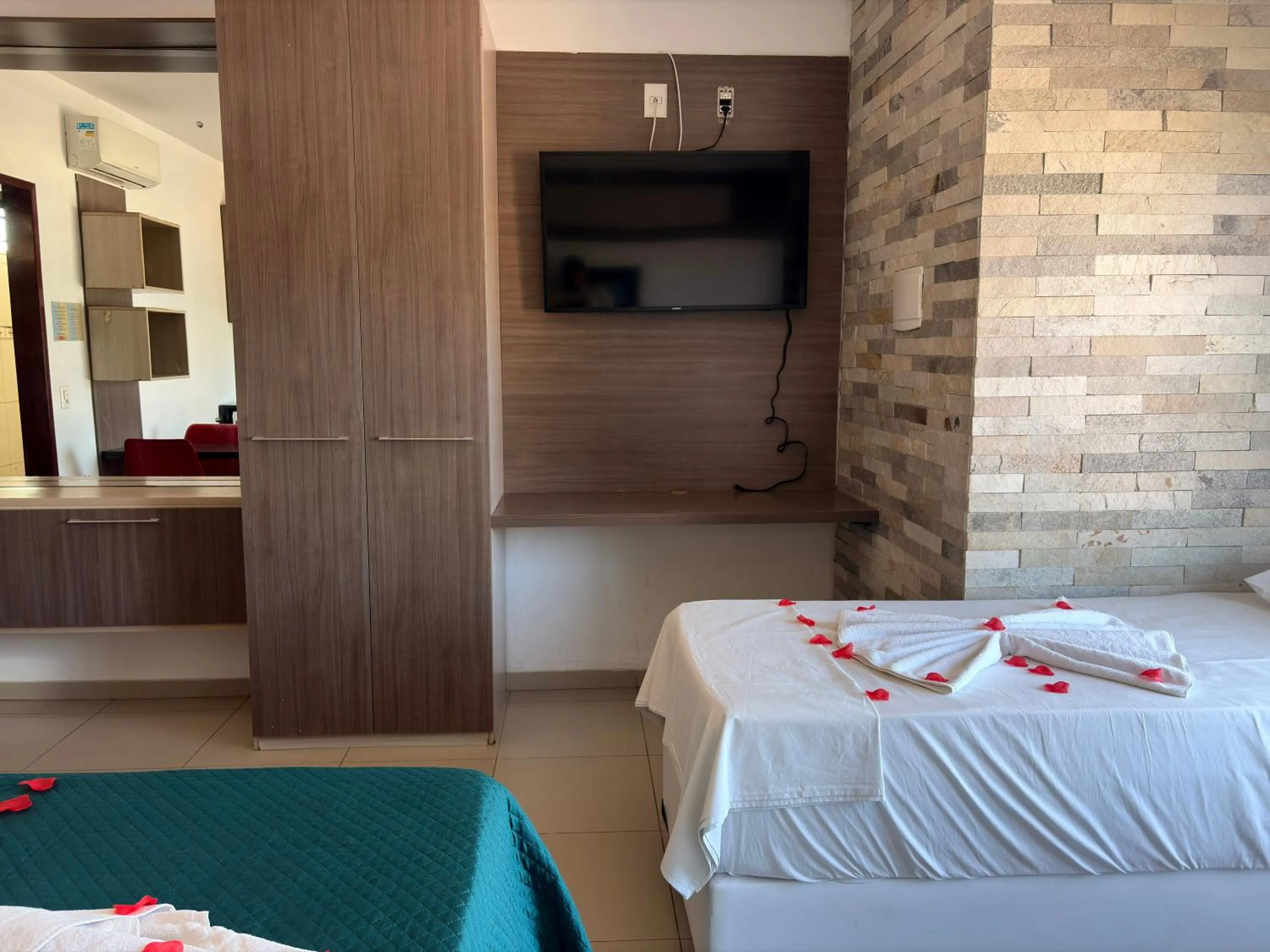 TV and multimedia, Bed in Pousada Residência dos Sonhos