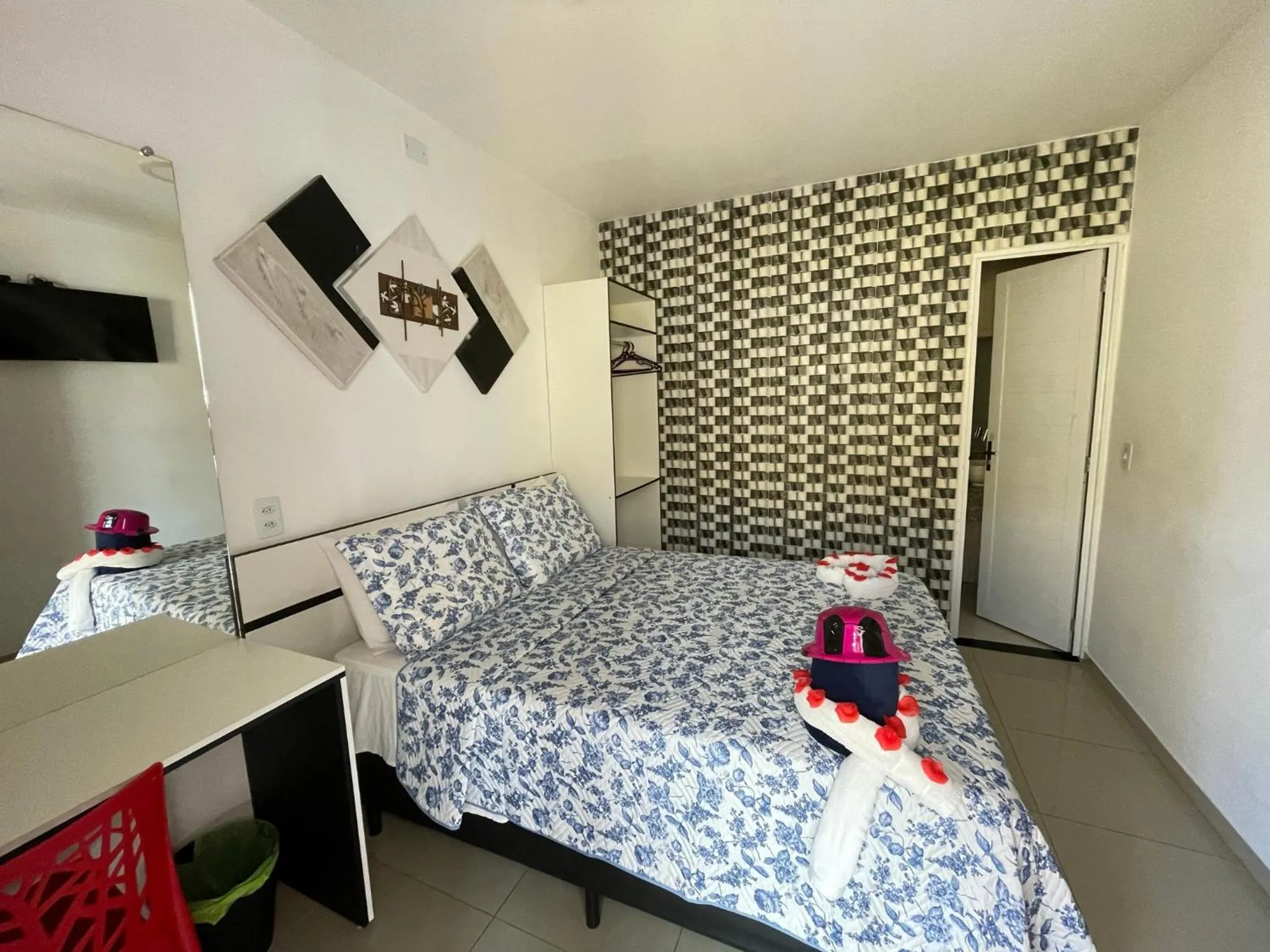 Bed in Pousada Residência dos Sonhos
