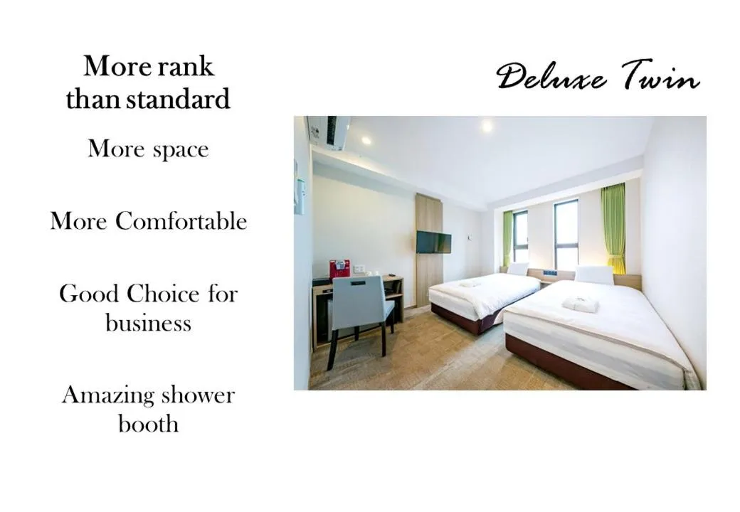 Deluxe Twin Room in Hotel Meldia Shijo Kawaramachi Annex