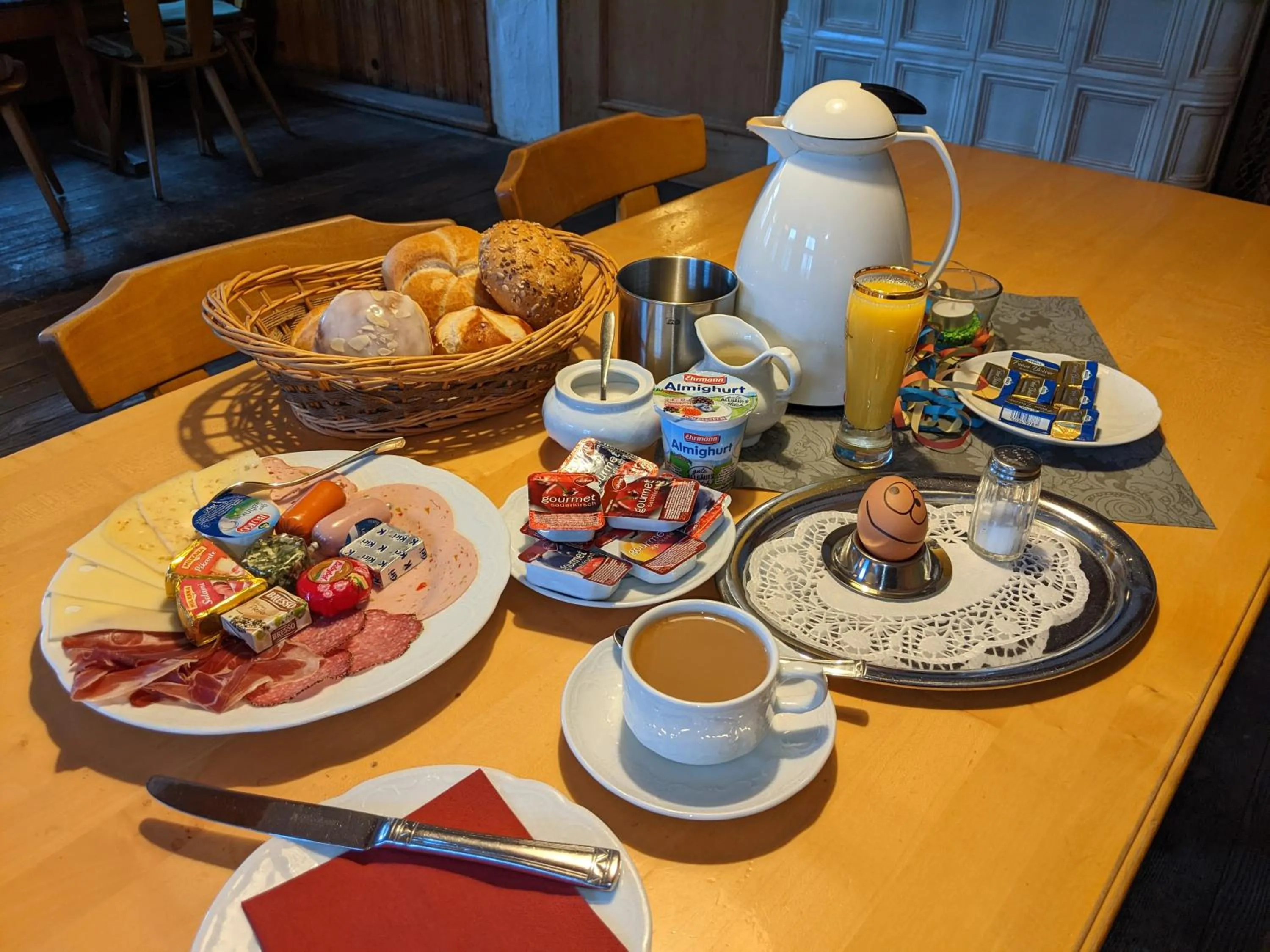 Breakfast in Gasthof Adler