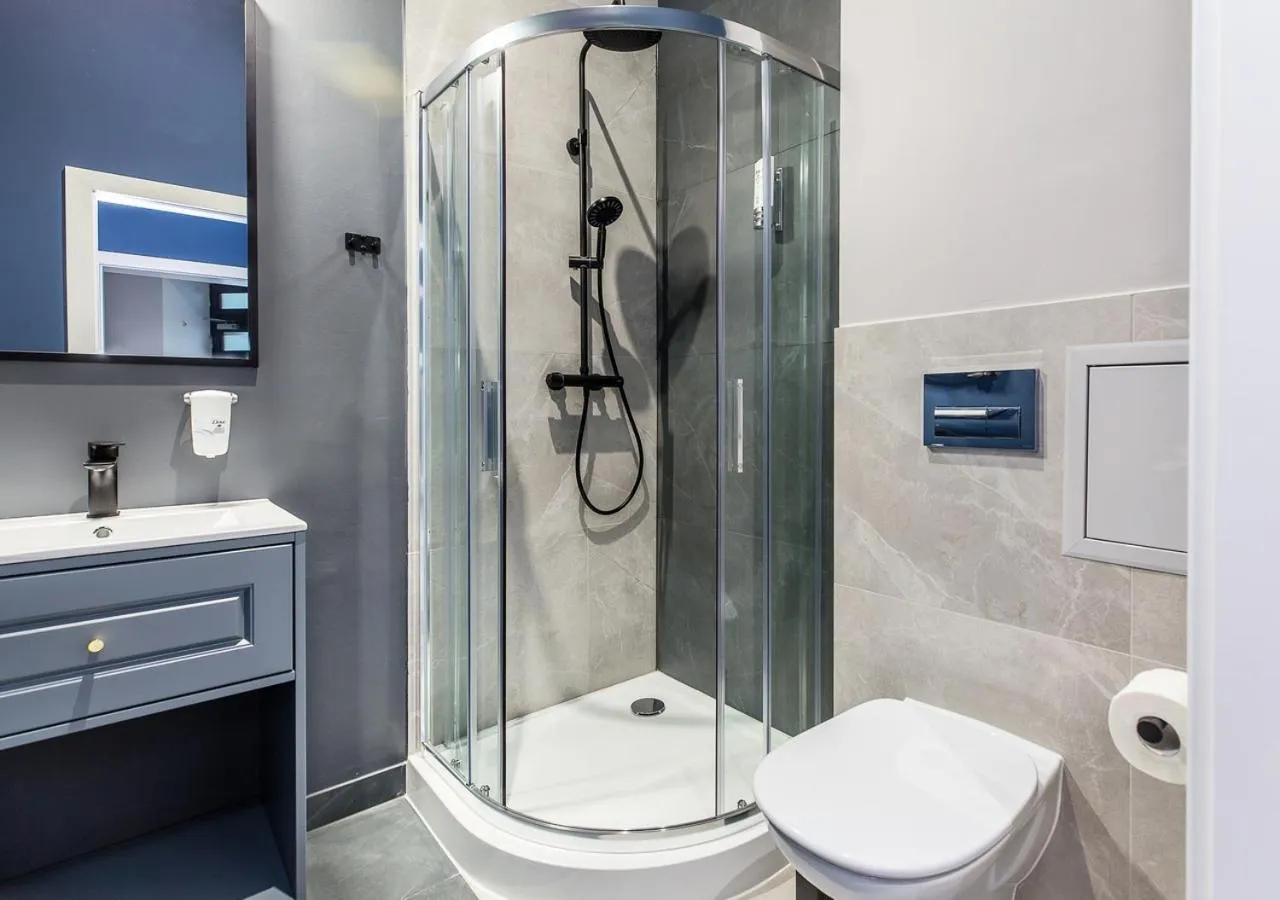 Shower in Aparthotel Cracovia Residence