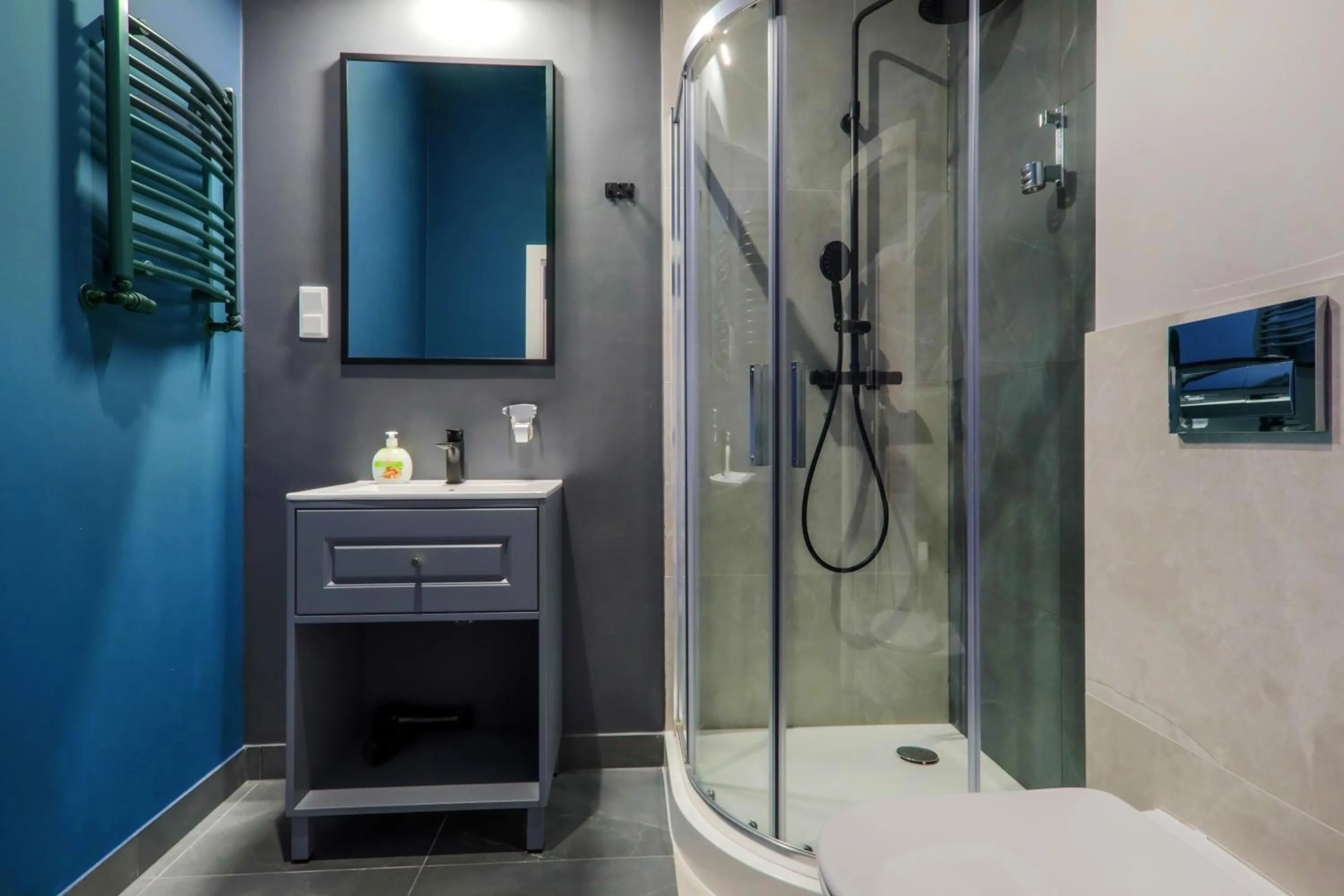 Shower in Aparthotel Cracovia Residence