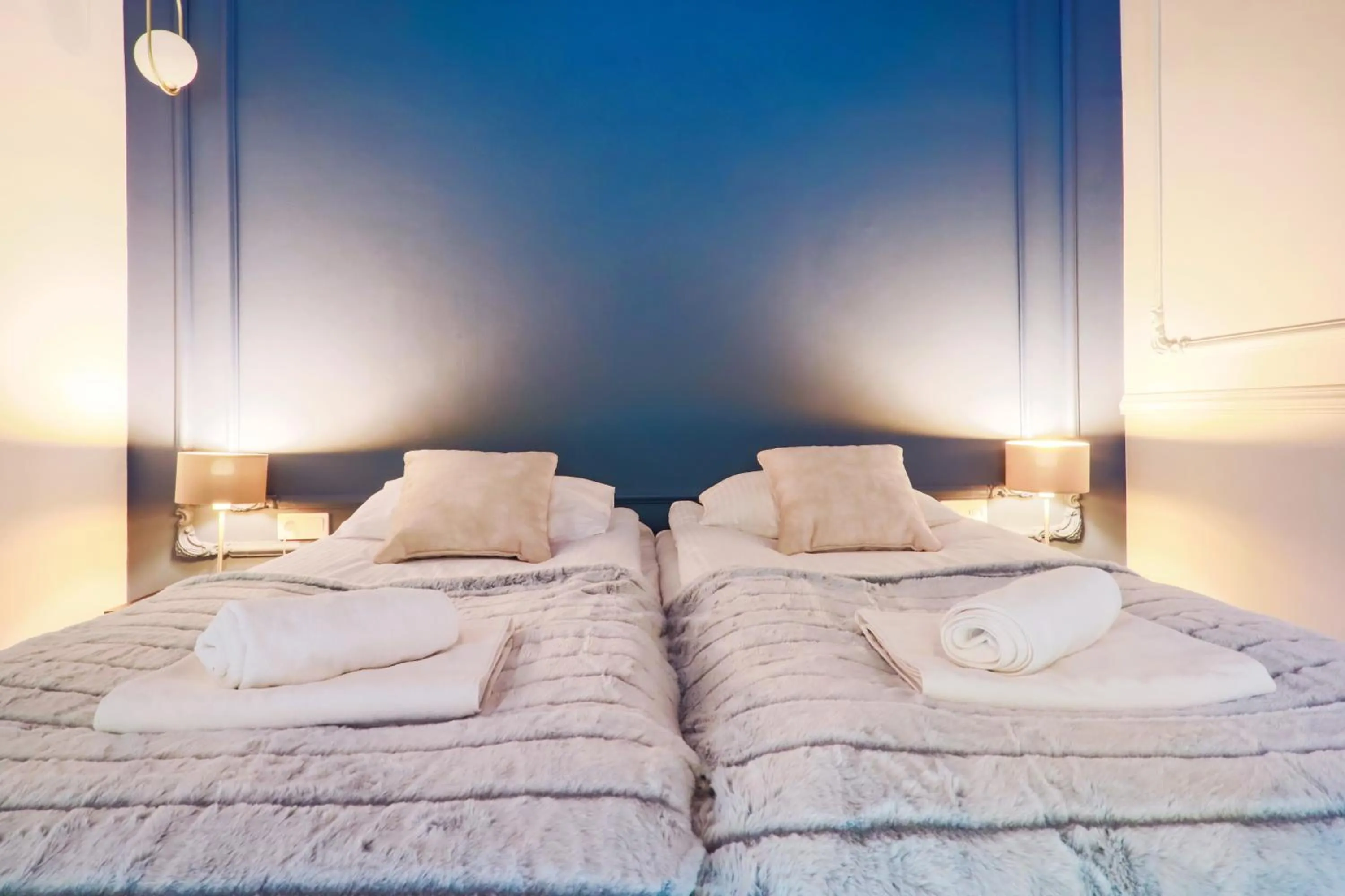 Bedroom, Bed in Aparthotel Cracovia Residence